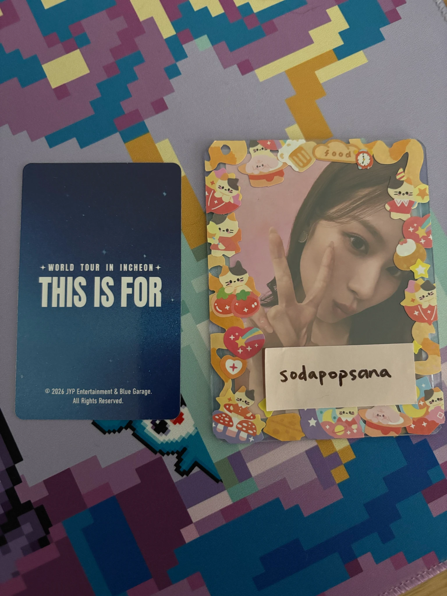 TWICE Nayeon TWICE - Nayeon - THIS IS FOR WORLD TOUR IN INCHEON DVD & BLU-RAY Other pob (pre-order benefit) jyp/fans shop listing photo 2