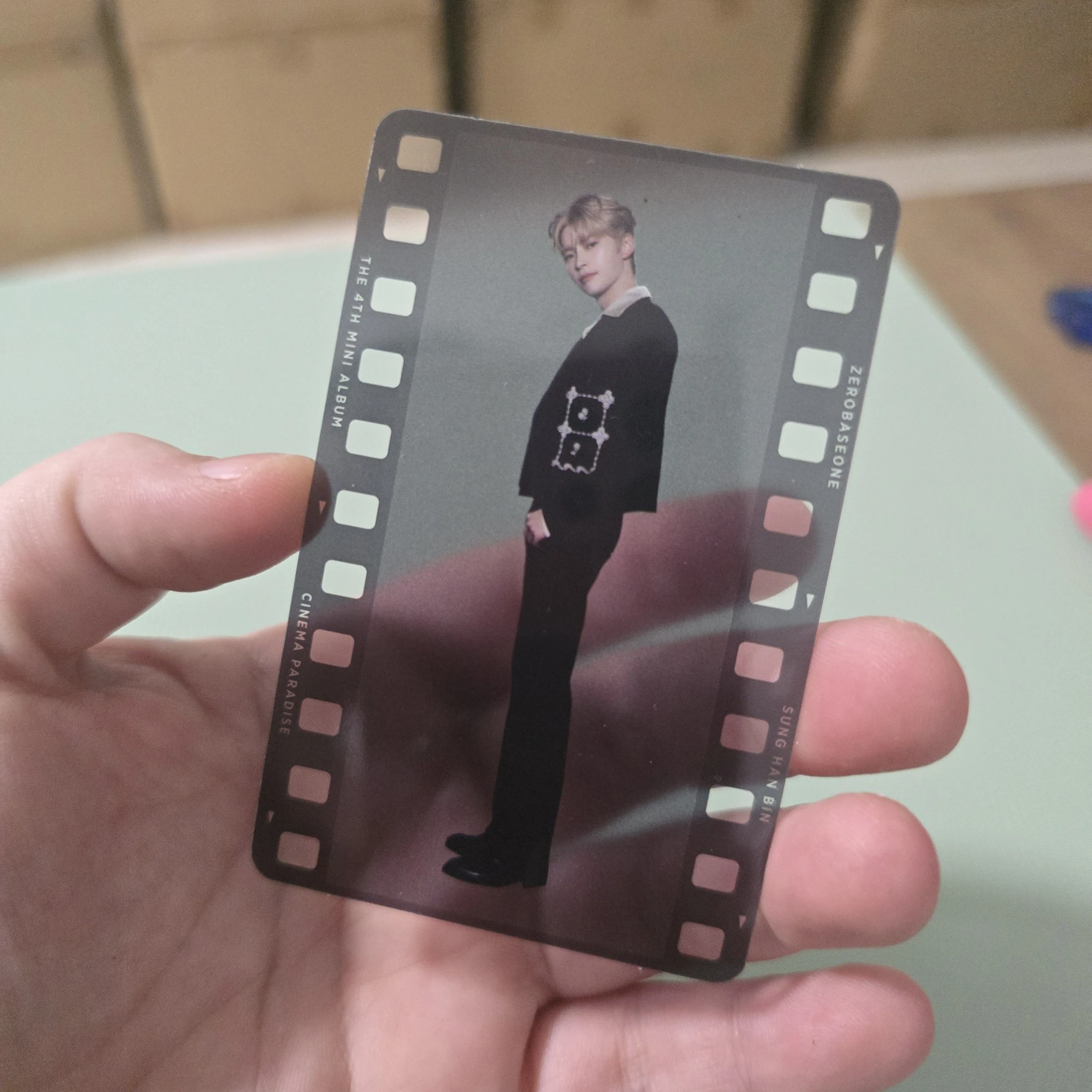ZEROBASEONE Hanbin ZEROBASEONE - Hanbin - Cinema Paradise Album album photocard nemo version transparent/translucent film version listing photo 1