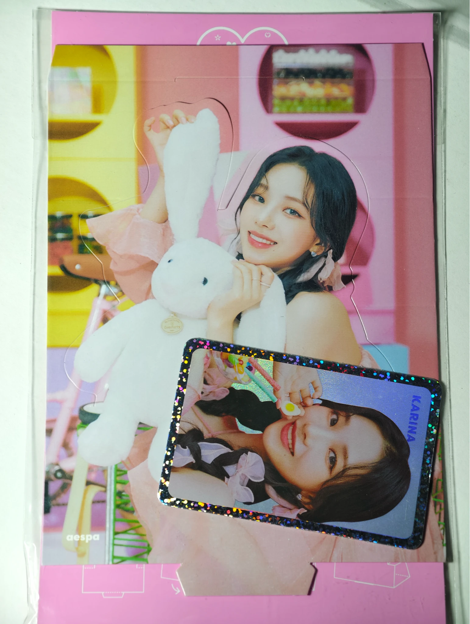 aespa Karina aespa - Karina - Oh! Caendy Pocket MD Event merch photocard trading card holographic (hologram) listing photo 1