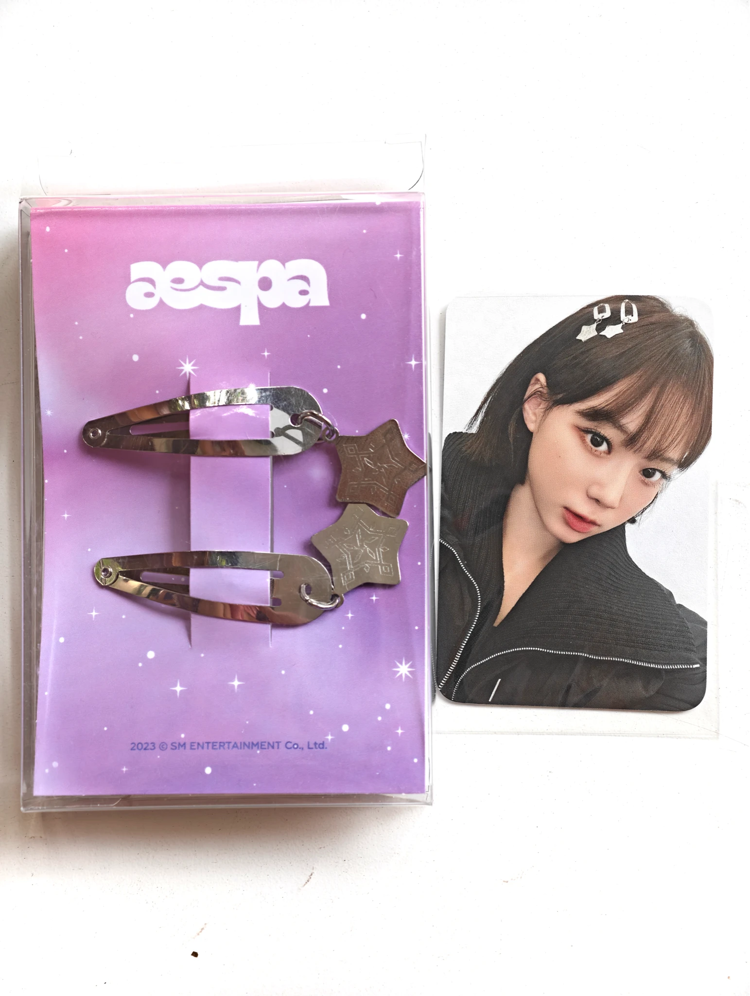 aespa Winter aespa - Winter - Come To My Illusion Event merch photocard hair pin listing photo 1