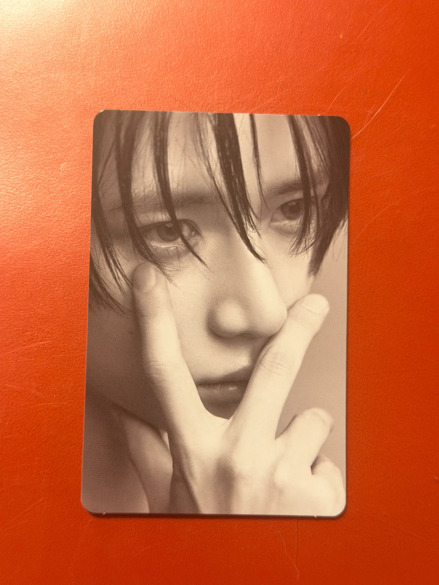 TOMORROW X TOGETHER Beomgyu TOMORROW X TOGETHER - Beomgyu - 7TH YEAR: A Moment of Stillness in the Thorns Album hunger version album photocard barnes & noble exclusive listing photo 1