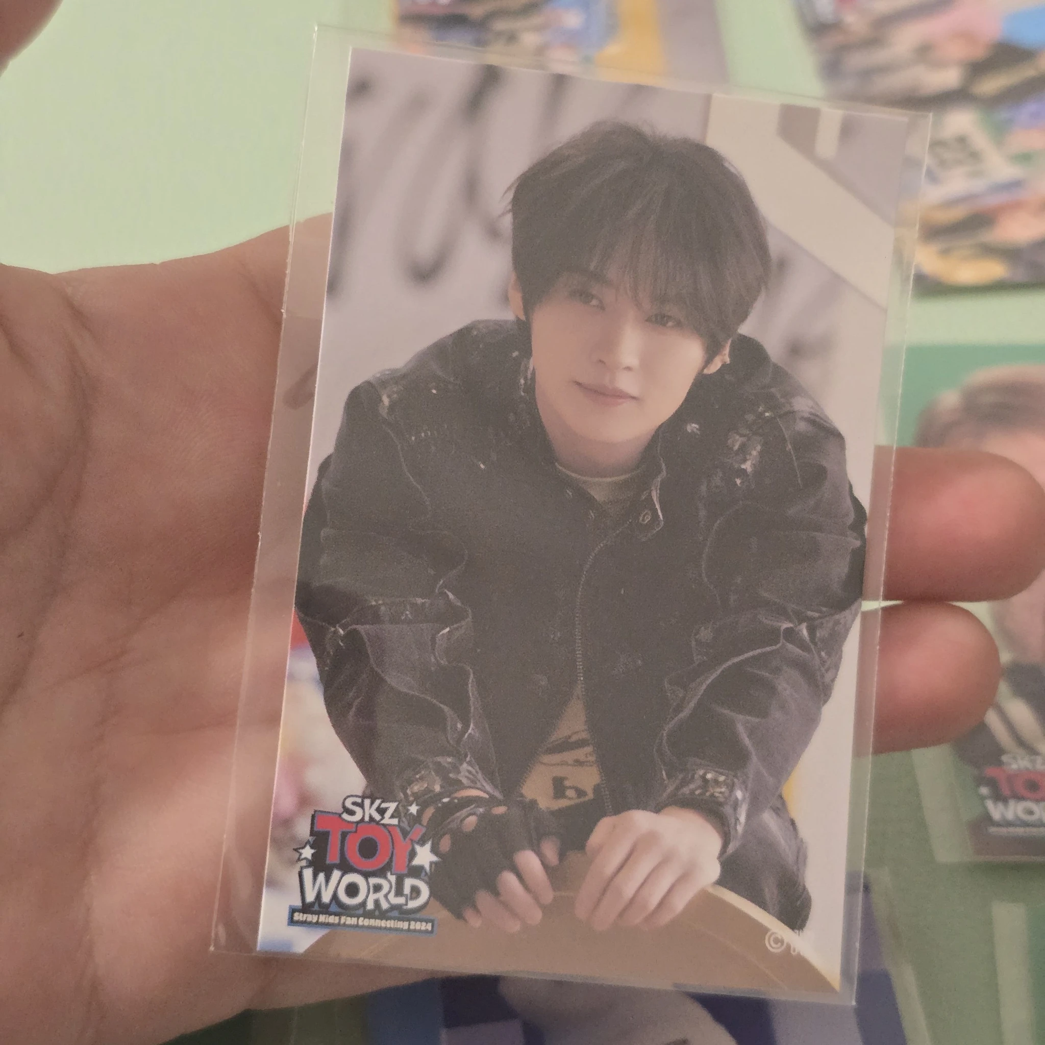 Stray Kids Lee Know Stray Kids - Lee Know - SKZ Toy World-Fan Connecting 2024 Event jpfc (japan fanclub) online sticker lottery B version sticker card supplemental listing photo 1