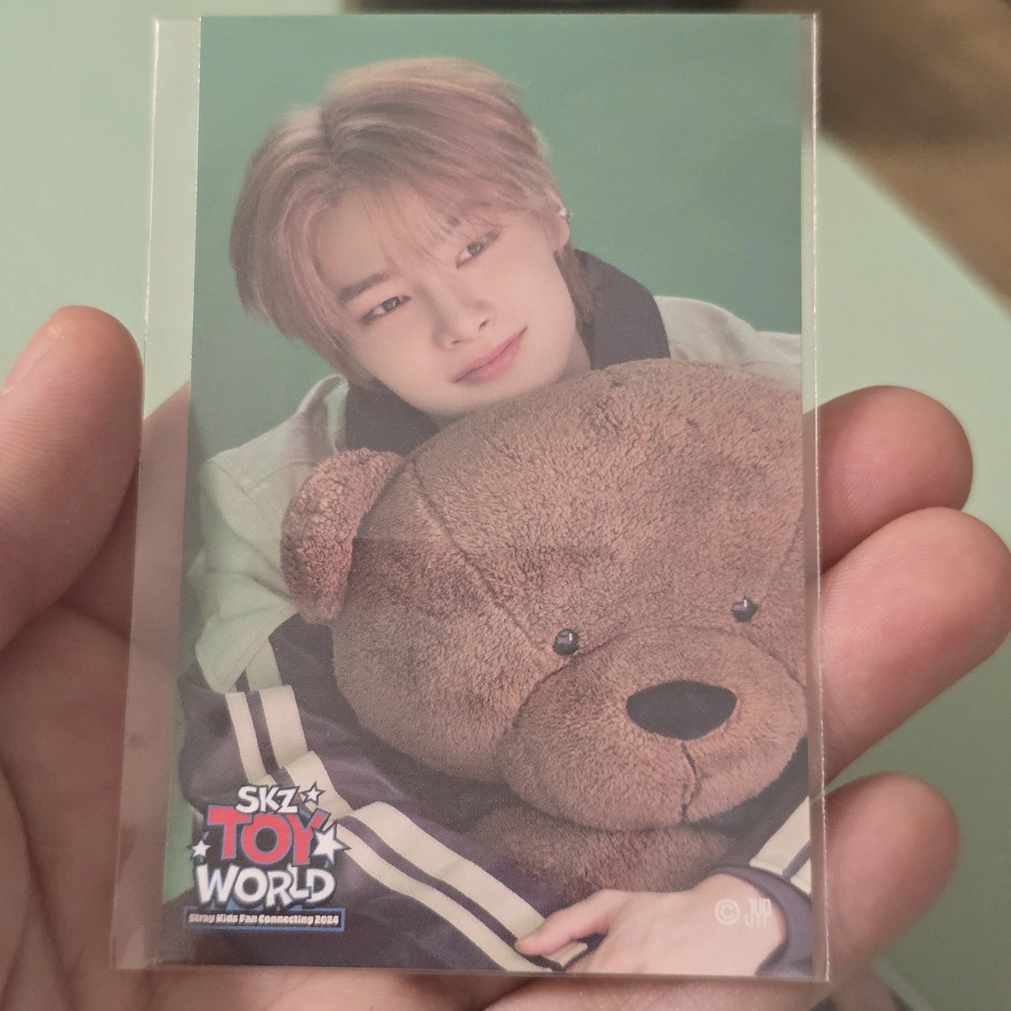 Stray Kids I.N Stray Kids - I.N - SKZ Toy World-Fan Connecting 2024 Event jpfc (japan fanclub) online sticker lottery B version sticker card supplemental listing photo 1