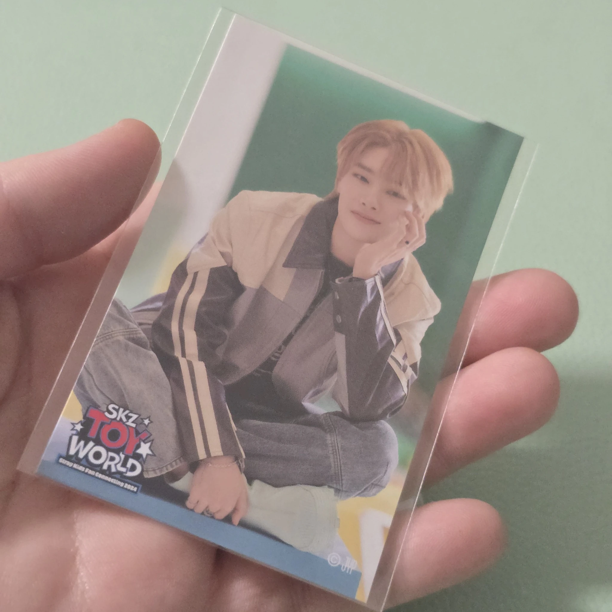 Stray Kids I.N Stray Kids - I.N - SKZ Toy World-Fan Connecting 2024 Event jpfc (japan fanclub) online sticker lottery A version sticker card supplemental listing photo 1