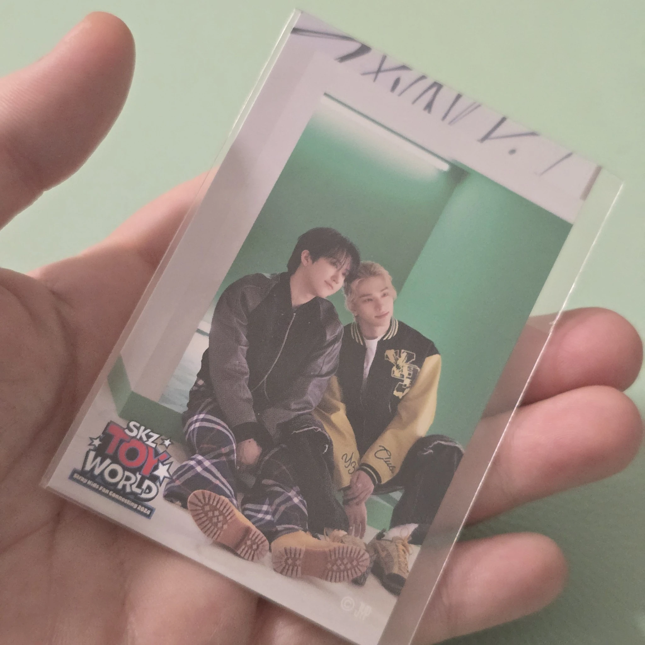 Stray Kids Stray Kids - Changbin & Hyunjin - SKZ Toy World-Fan Connecting 2024 Event sticker lottery online jpfc (japan fanclub) sticker card supplemental listing photo 1
