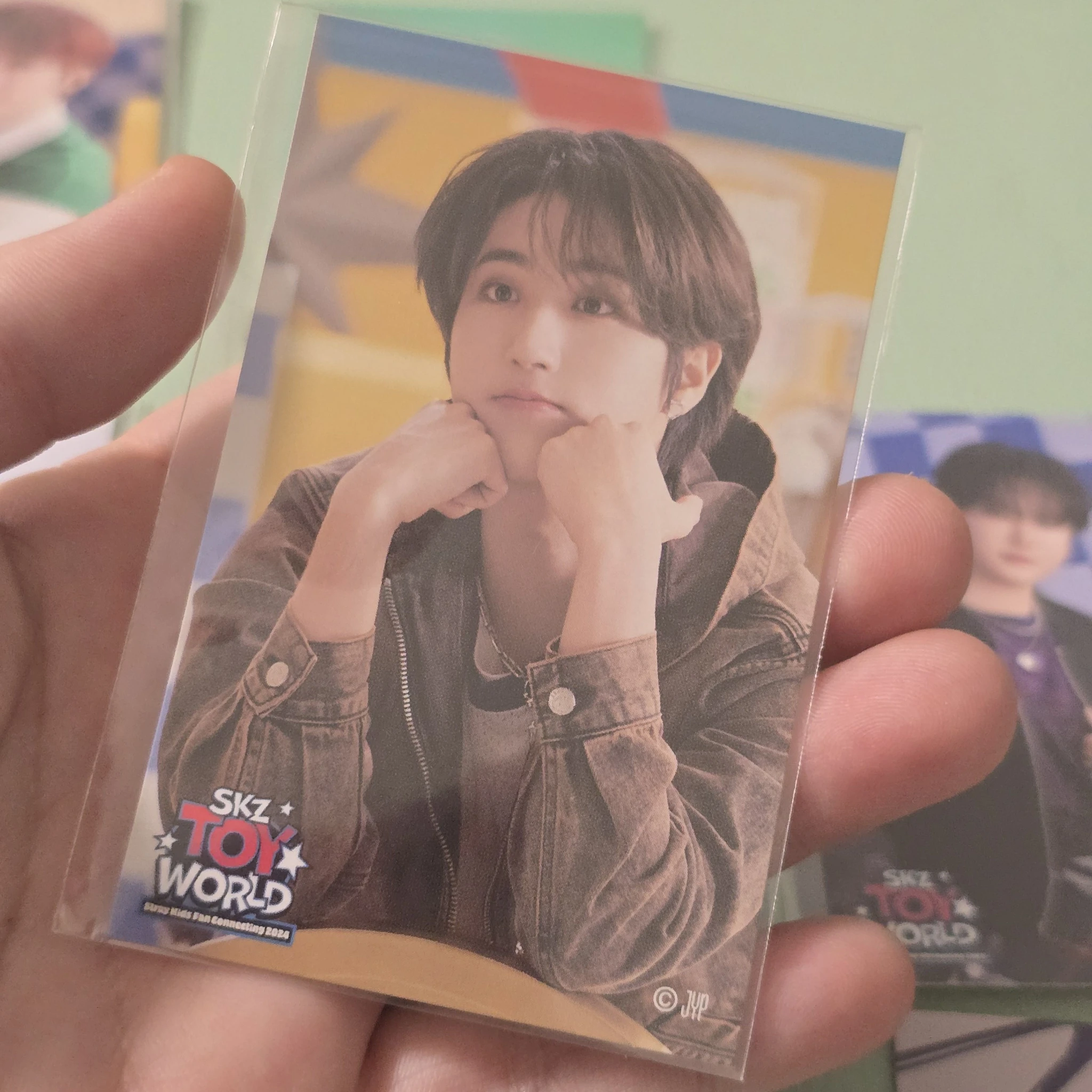 Stray Kids HAN Stray Kids - HAN - SKZ Toy World-Fan Connecting 2024 Event jpfc (japan fanclub) online sticker lottery B version sticker card supplemental listing photo 1