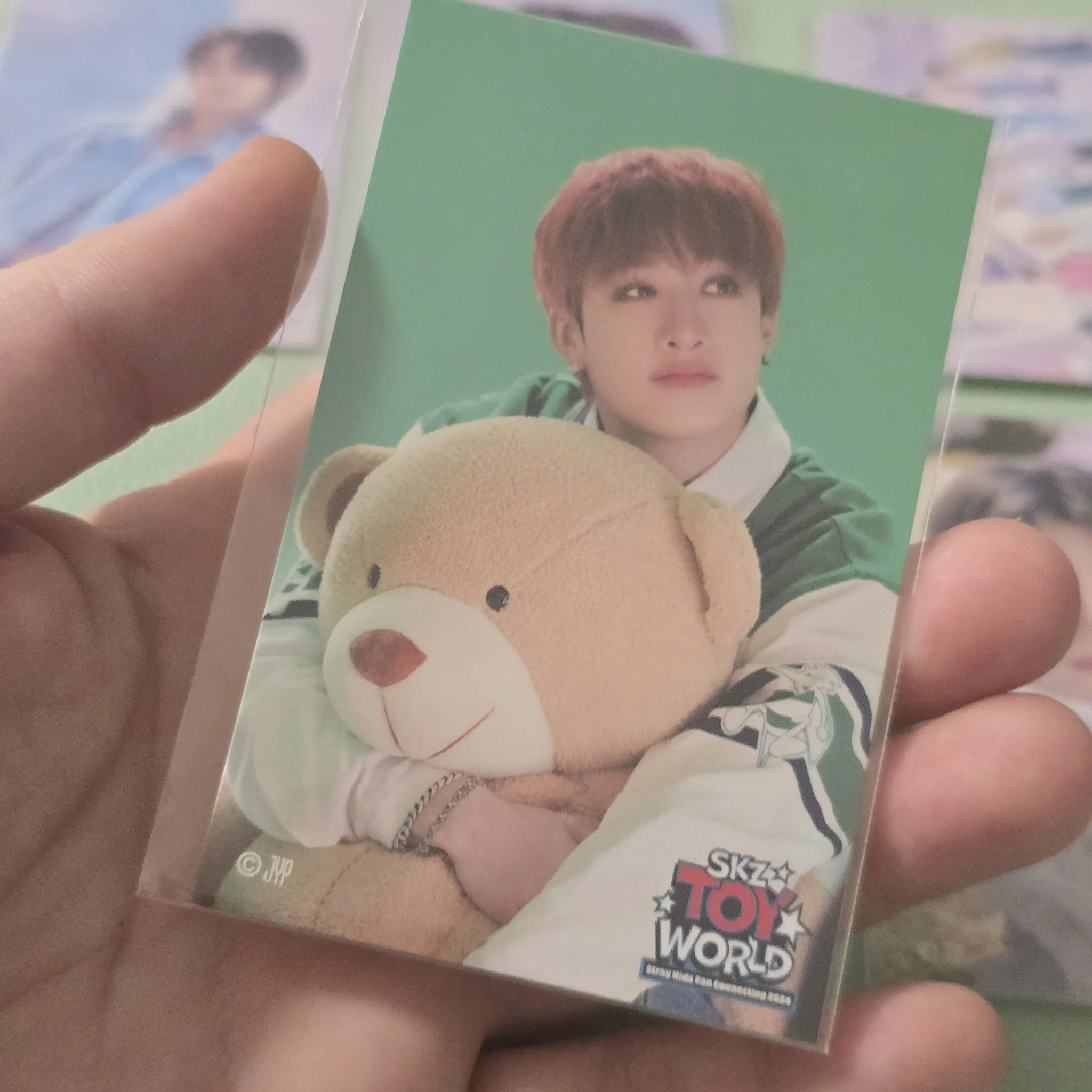 Stray Kids Bang Chan Stray Kids - Bang Chan - SKZ Toy World-Fan Connecting 2024 Event jpfc (japan fanclub) online sticker lottery A version sticker card supplemental listing photo 1