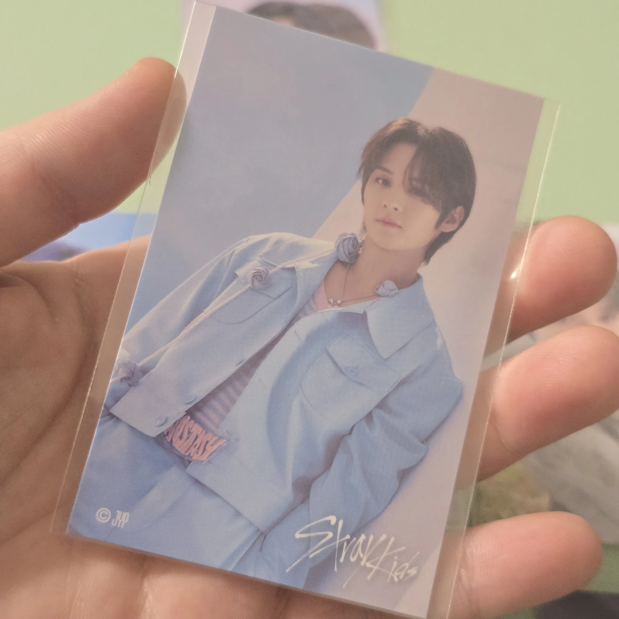 Stray Kids Lee Know Stray Kids - Lee Know - 5-Star Dome Tour 2023 Event version 2 round 2 lottery sticker jpfc (japan fanclub) sticker card supplemental listing photo 1