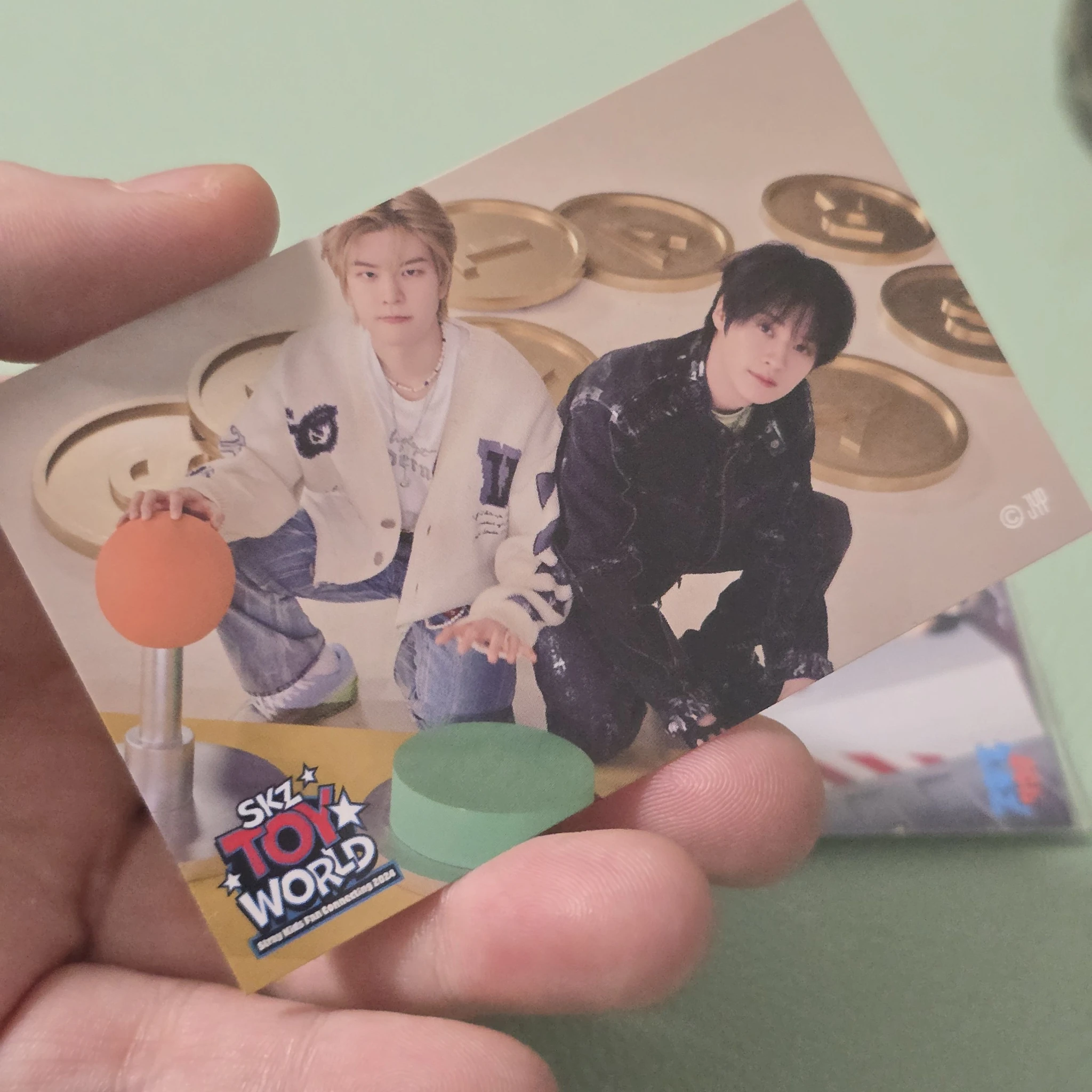 Stray Kids Stray Kids - Lee Know & Seungmin - SKZ Toy World-Fan Connecting 2024 Event jpfc (japan fanclub) offline sticker lottery sticker card supplemental listing photo 1