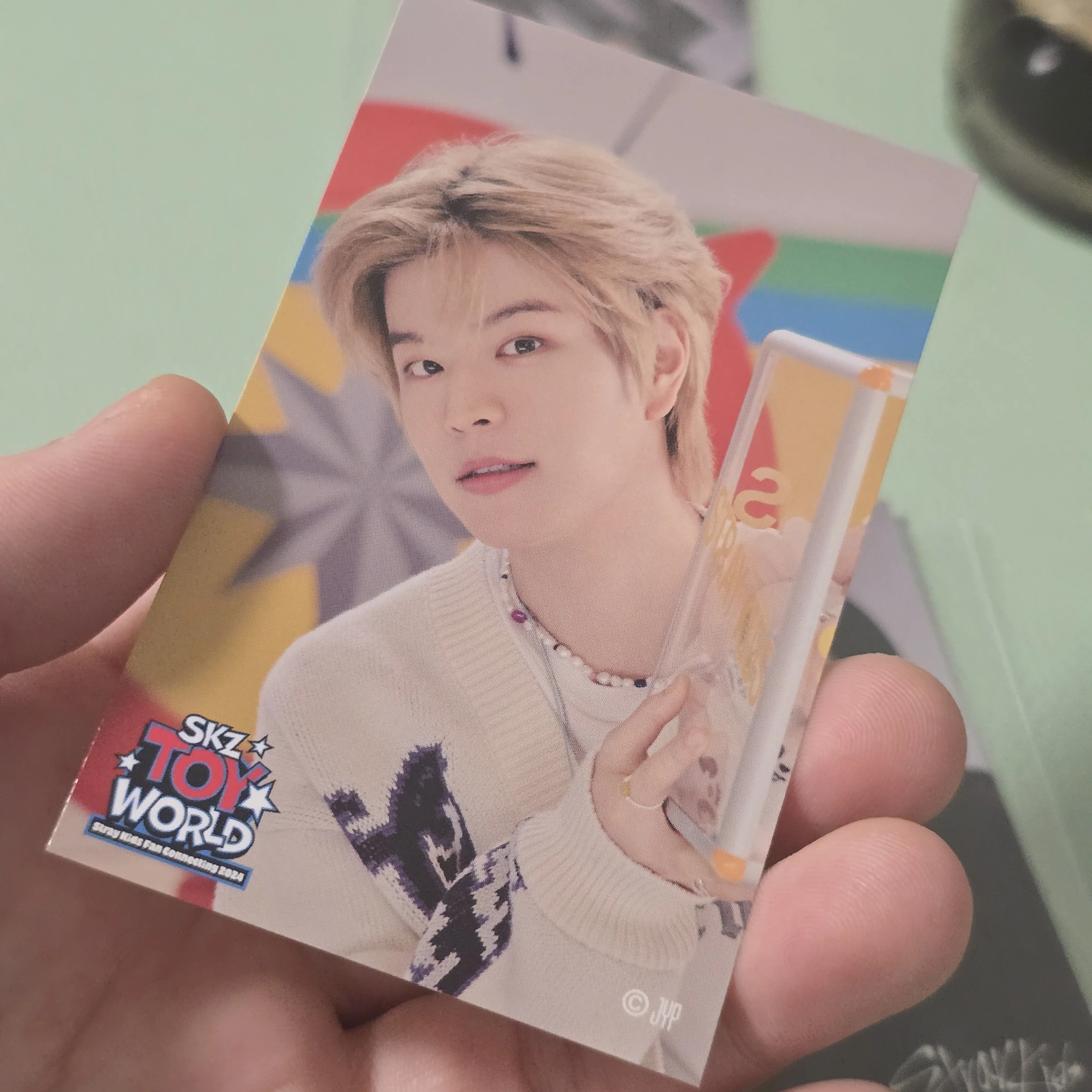 Stray Kids Seungmin Stray Kids - Seungmin - SKZ Toy World-Fan Connecting 2024 Event sticker jpfc (japan fanclub) offline lottery sticker card supplemental listing photo 1
