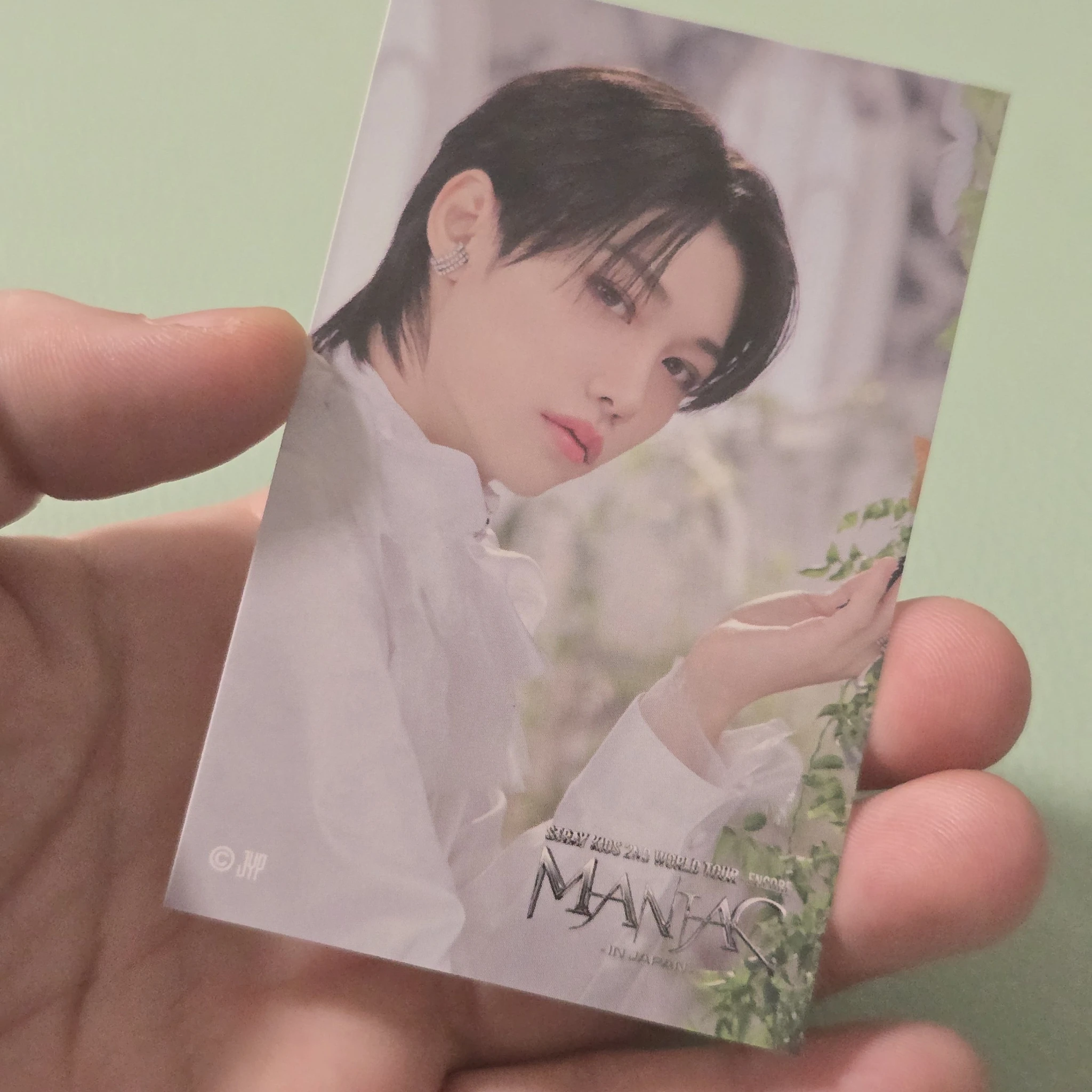 Stray Kids Felix Stray Kids - Felix - Maniac World Tour Event sticker A version lottery jpfc (japan fanclub) japan encore sticker card supplemental listing photo 1
