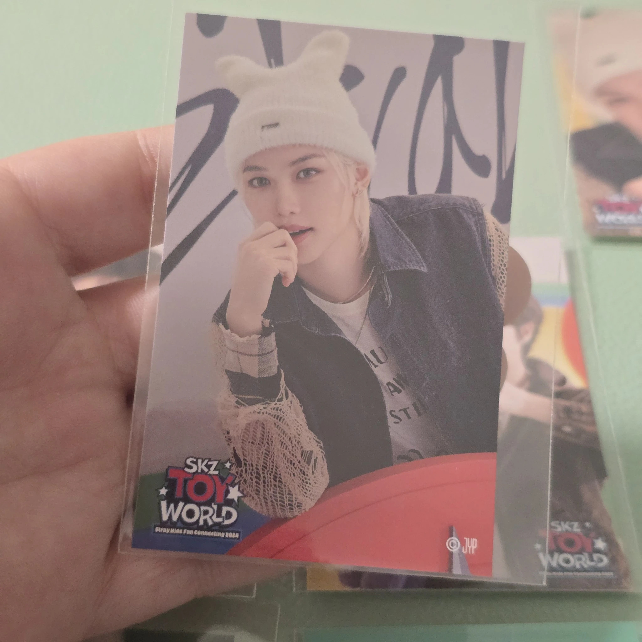 Stray Kids Felix Stray Kids - Felix - SKZ Toy World-Fan Connecting 2024 Event sticker jpfc (japan fanclub) offline lottery sticker card supplemental listing photo 1