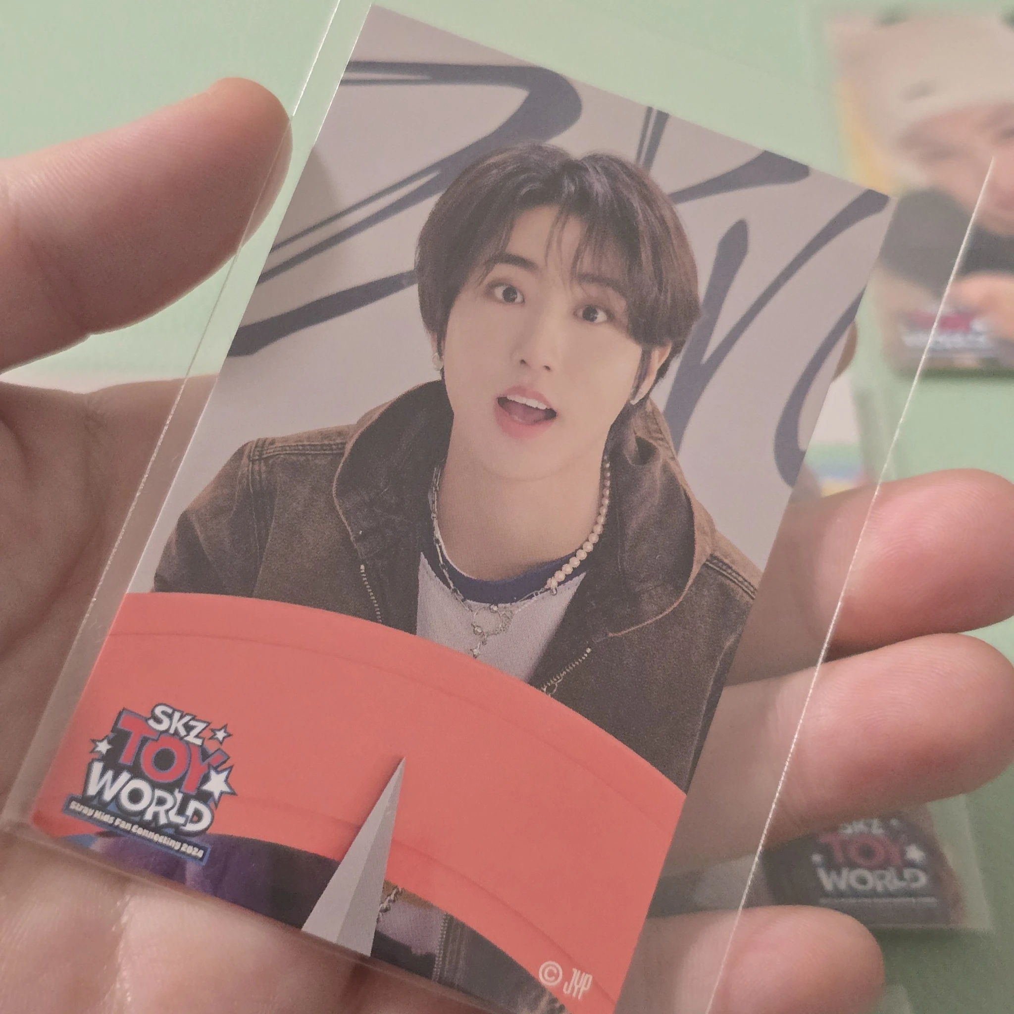 Stray Kids HAN Stray Kids - HAN - SKZ Toy World-Fan Connecting 2024 Event sticker jpfc (japan fanclub) offline lottery sticker card supplemental listing photo 1