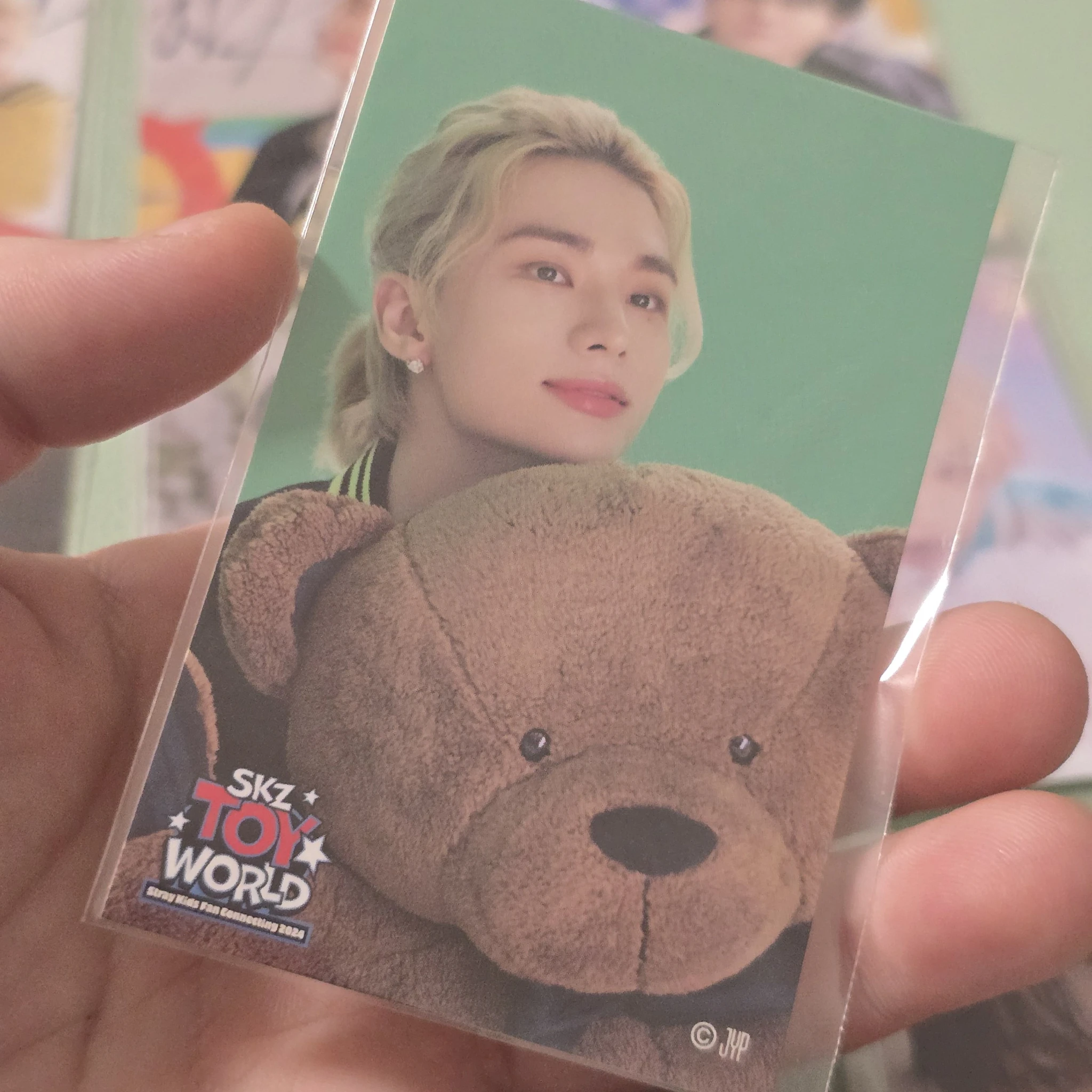 Stray Kids Hyunjin Stray Kids - Hyunjin - SKZ Toy World-Fan Connecting 2024 Event jpfc (japan fanclub) online sticker lottery B version sticker card supplemental listing photo 1