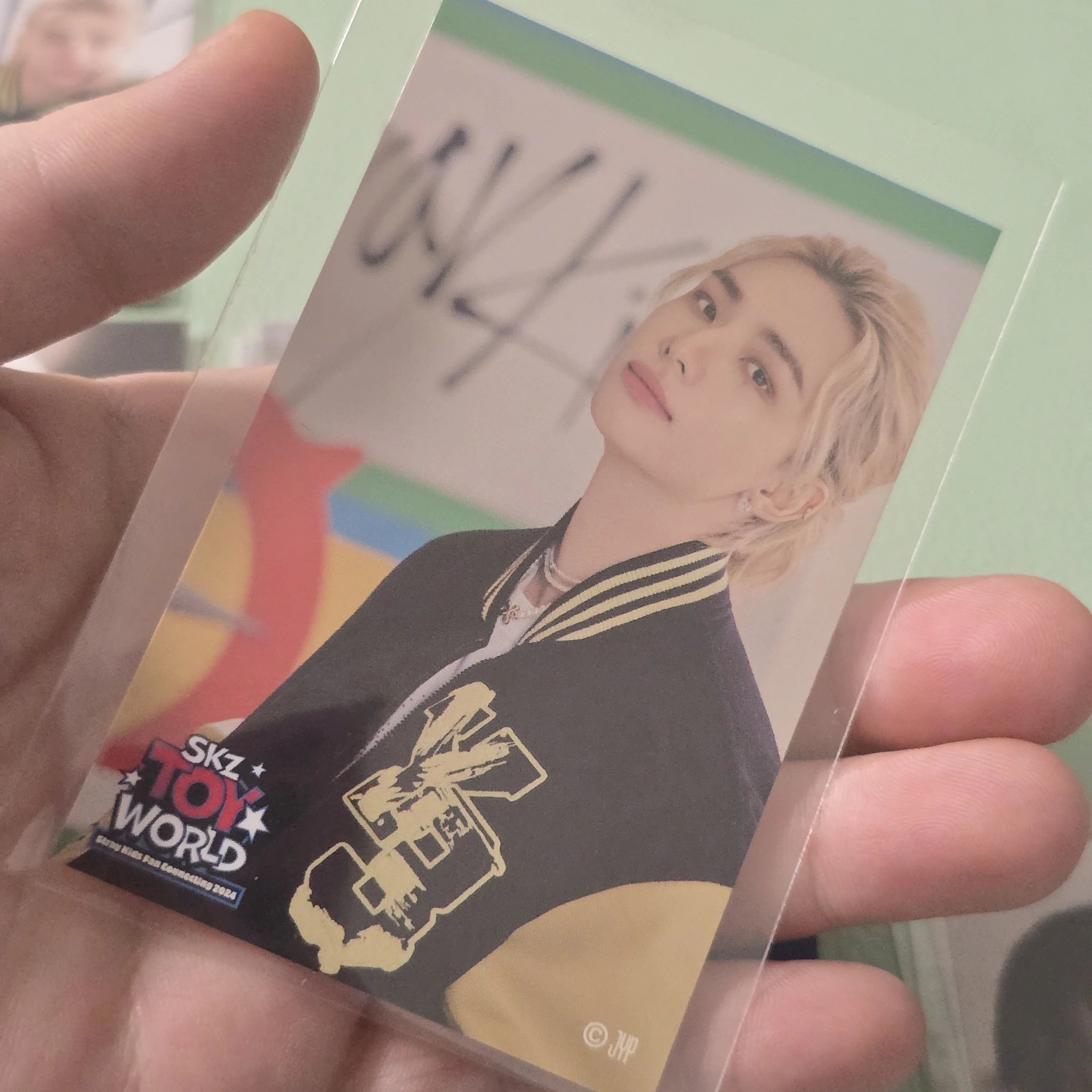 Stray Kids Hyunjin Stray Kids - Hyunjin - SKZ Toy World-Fan Connecting 2024 Event sticker jpfc (japan fanclub) offline lottery sticker card supplemental listing photo 1