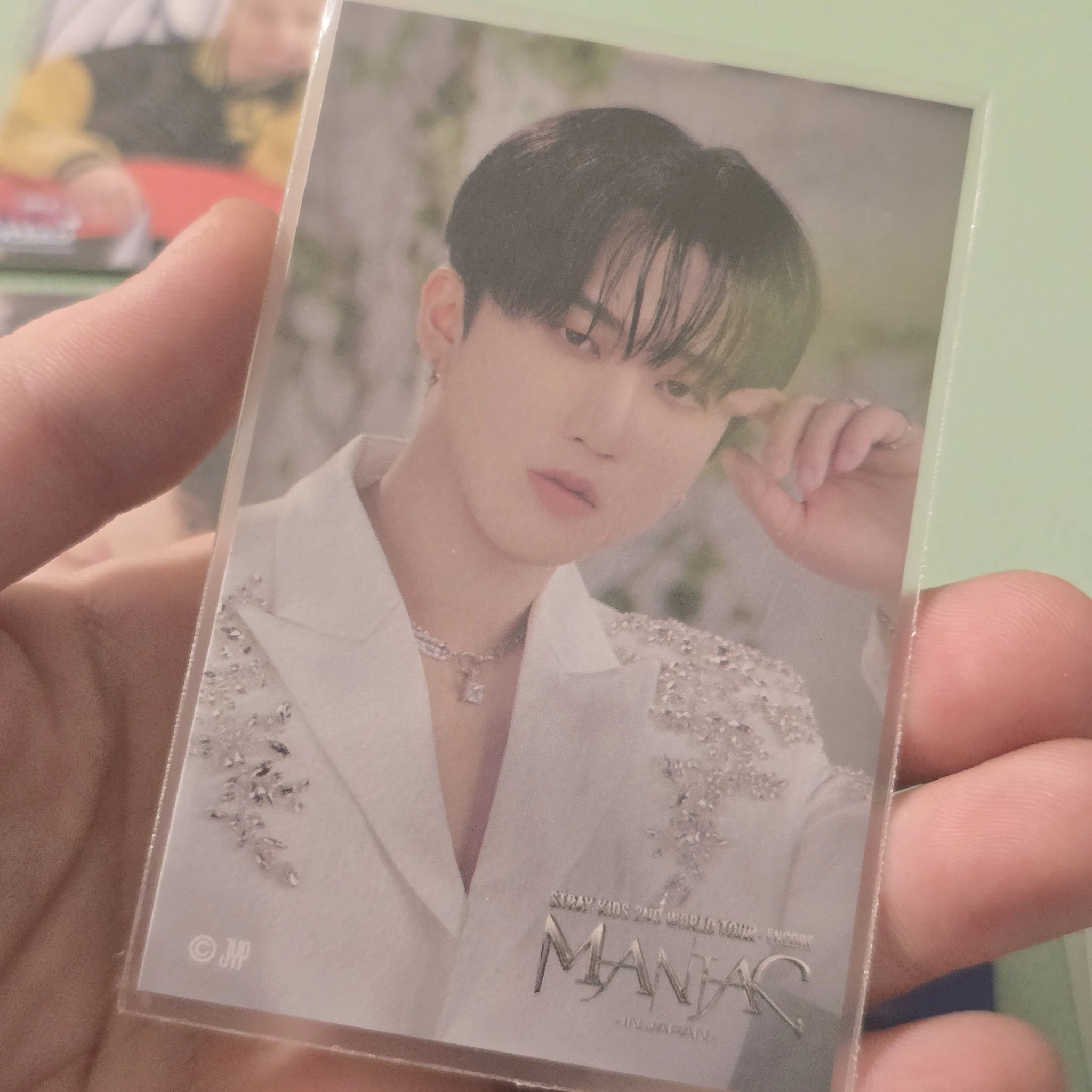 Stray Kids Changbin Stray Kids - Changbin - Maniac World Tour Event sticker jpfc (japan fanclub) japan lottery A version encore sticker card supplemental listing photo 1