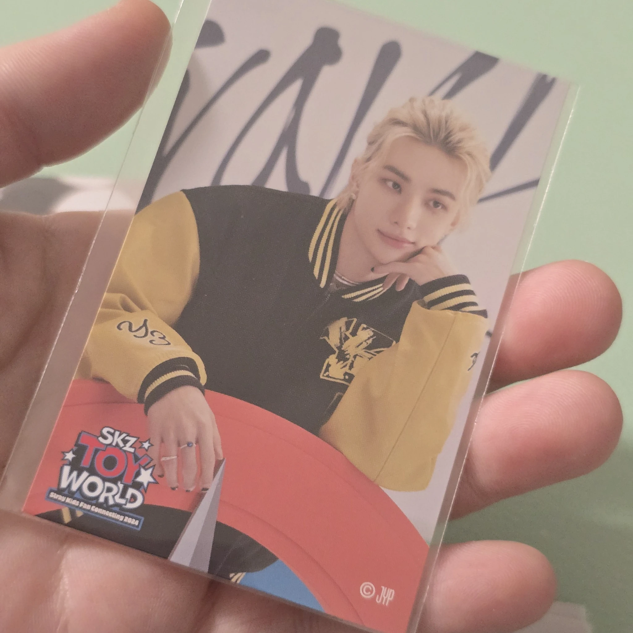 Stray Kids Hyunjin Stray Kids - Hyunjin - SKZ Toy World-Fan Connecting 2024 Event jpfc (japan fanclub) online sticker lottery A version sticker card supplemental listing photo 1