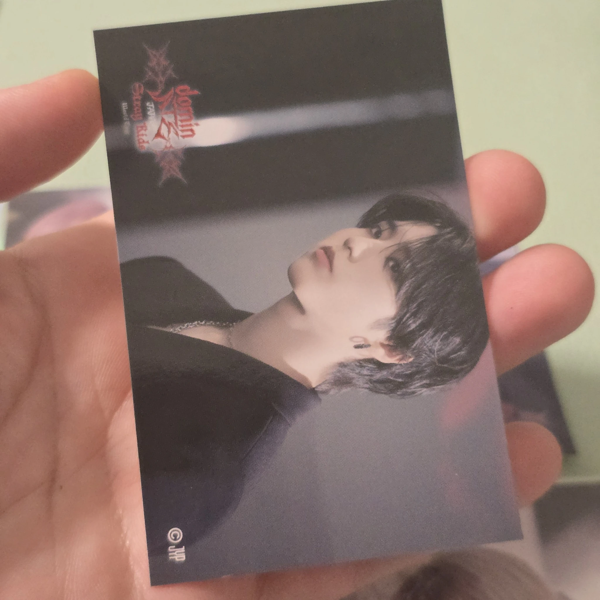Stray Kids HAN Stray Kids - HAN - DominATE World Tour Event lottery sticker japan jpfc (japan fanclub) offline sticker card listing photo 1
