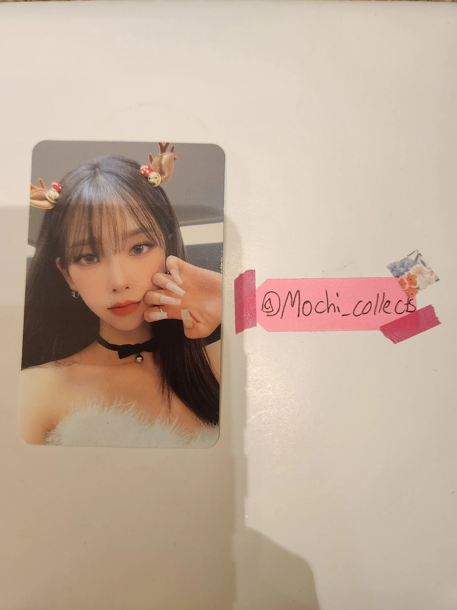 aespa Karina aespa - Karina - Pink Christmas Event trading card 2022 version listing photo 1