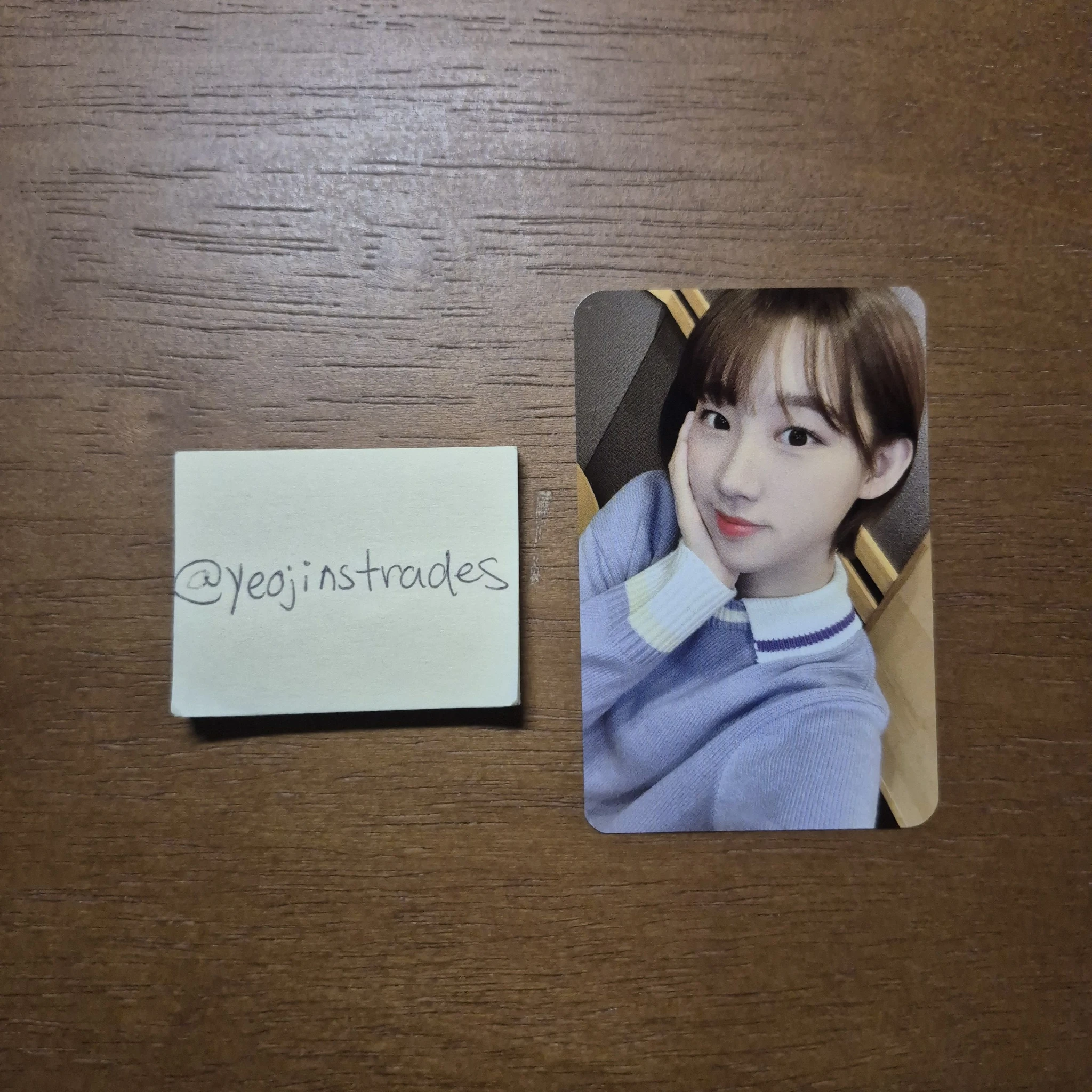 Weeekly Jiyoon Weeekly - Jiyoon - We Play Album makestar pre-order benefit (pob) video call round 1 listing photo 1