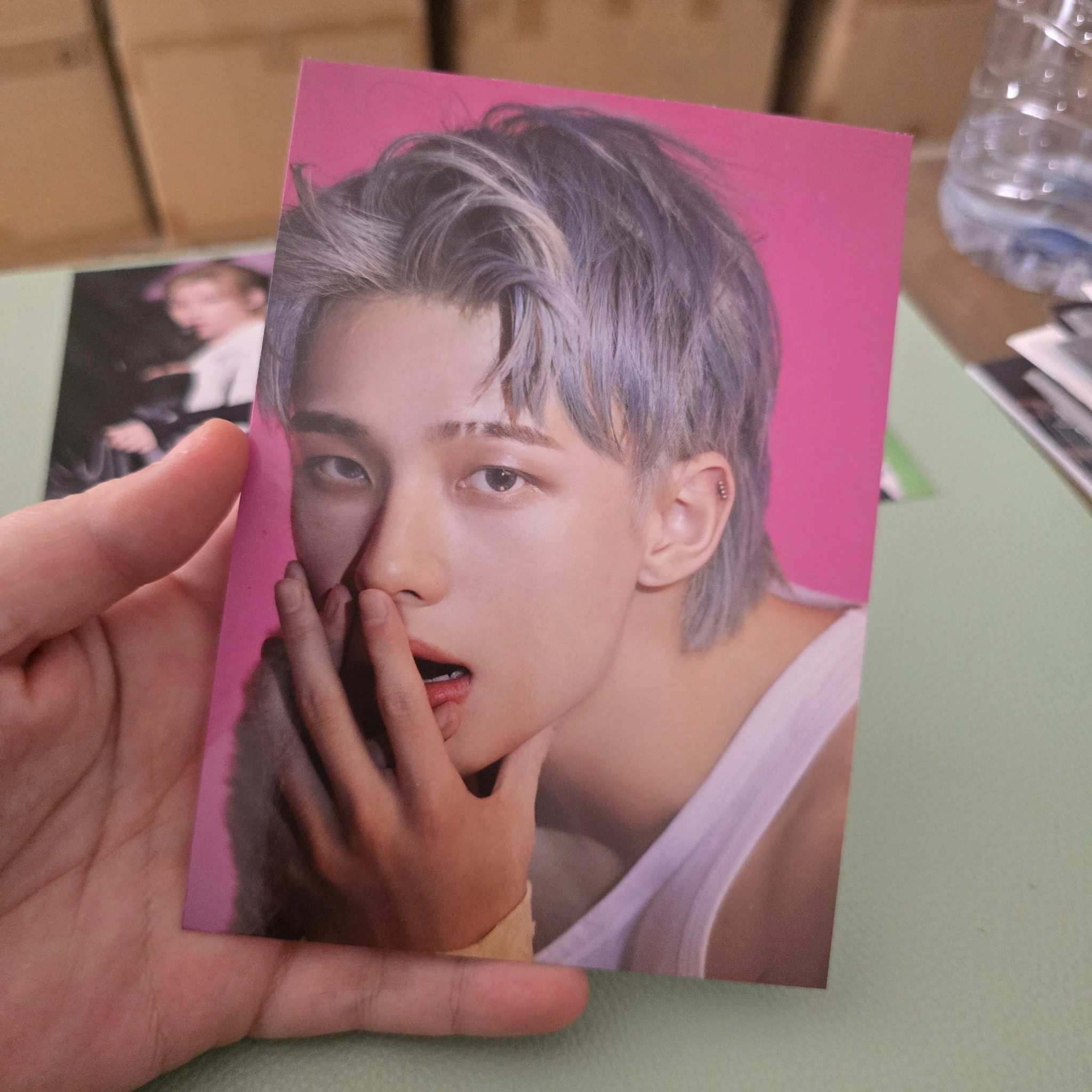 Stray Kids Hyunjin Stray Kids - Hyunjin - 2023 Cosmopolitan Korea (January Issue) Other magazine postcard listing photo 1
