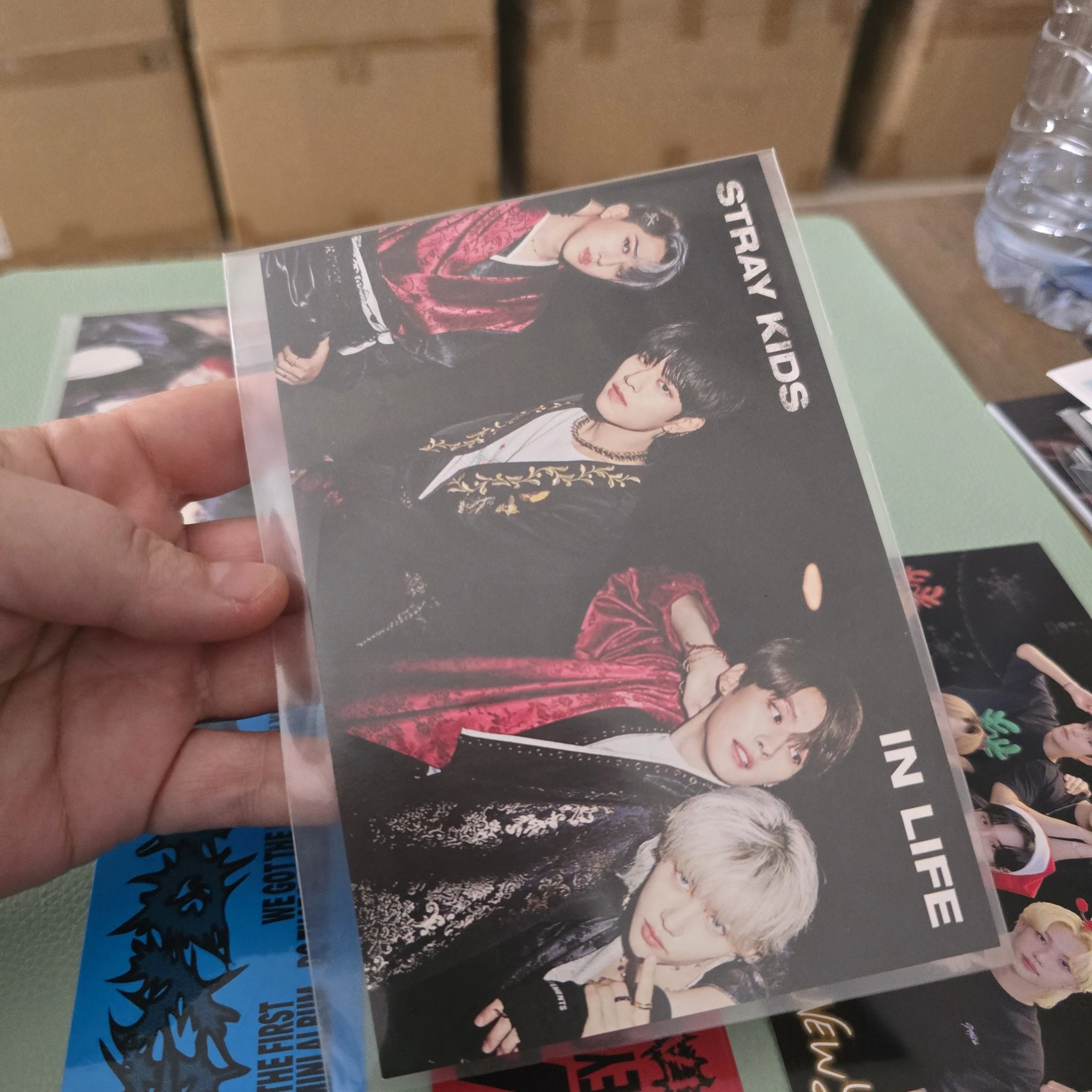 Stray Kids Stray Kids - Seungmin & Changbin & Felix - In Life Album album inclusion postcard B version listing photo 1
