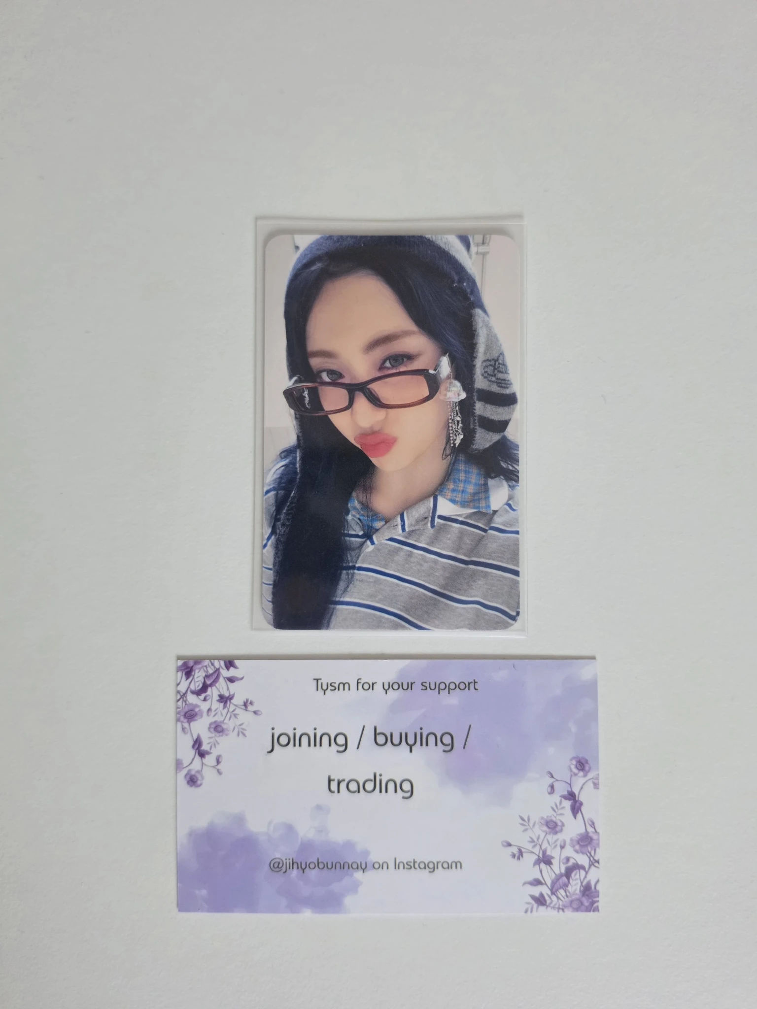 LE SSERAFIM Huh Yunjin LE SSERAFIM - Huh Yunjin - CRAZY Album withmuu lucky draw round 1 listing photo 1