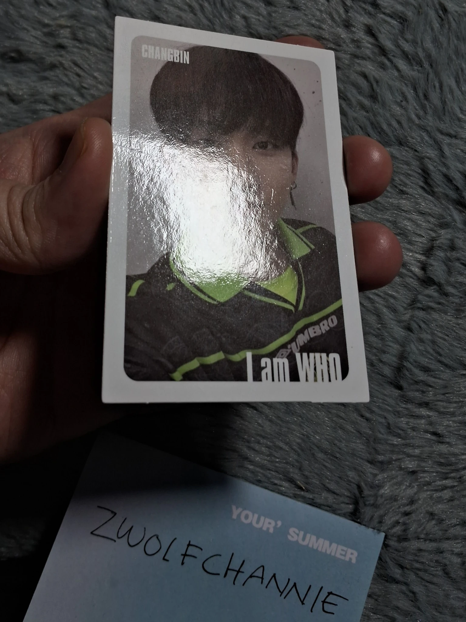 Stray Kids Changbin Stray Kids - Changbin - I am WHO? Album album photocard white border listing photo 3