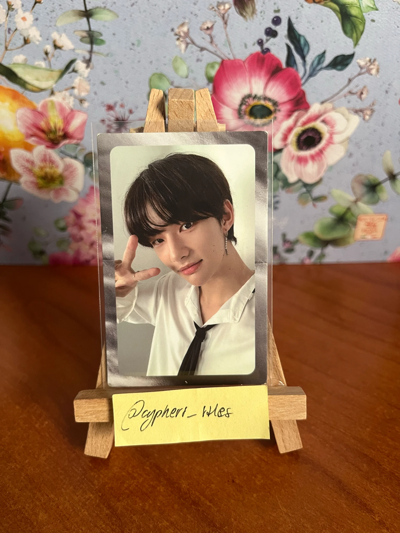 Stray Kids Hyunjin Stray Kids - Hyunjin - Clé: Levanter Album album photocard silver border ver. listing photo 1