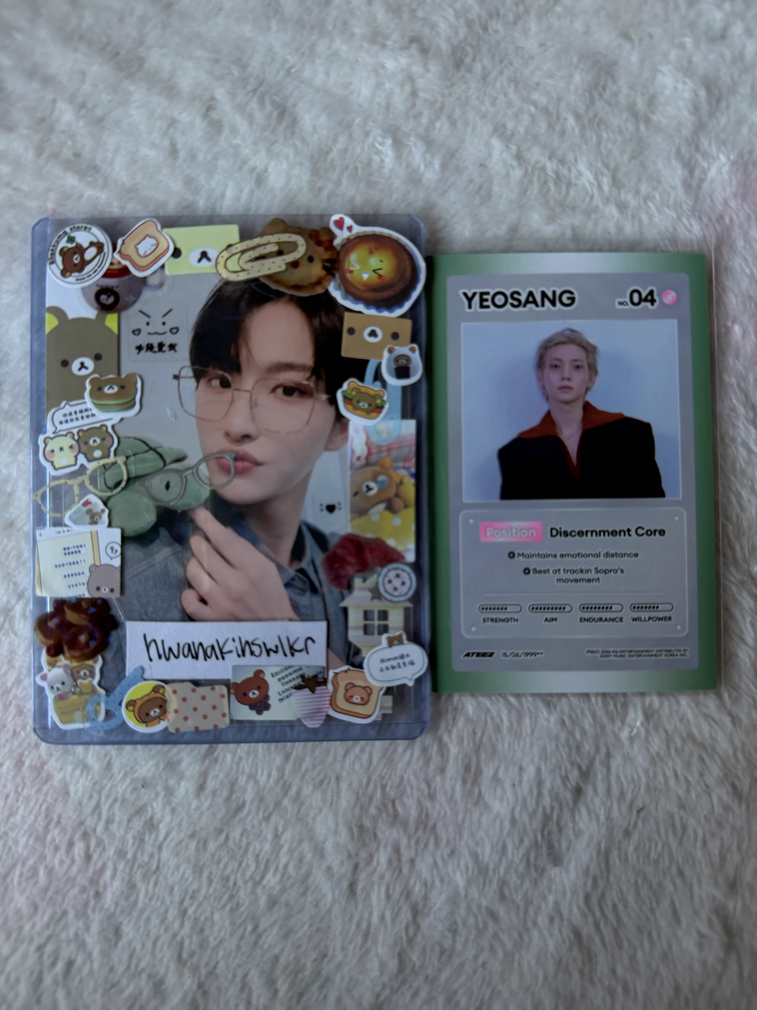 ATEEZ Yeosang ATEEZ - Yeosang - GOLDEN HOUR : Part.5 Album album photocard character card diary version listing photo 1