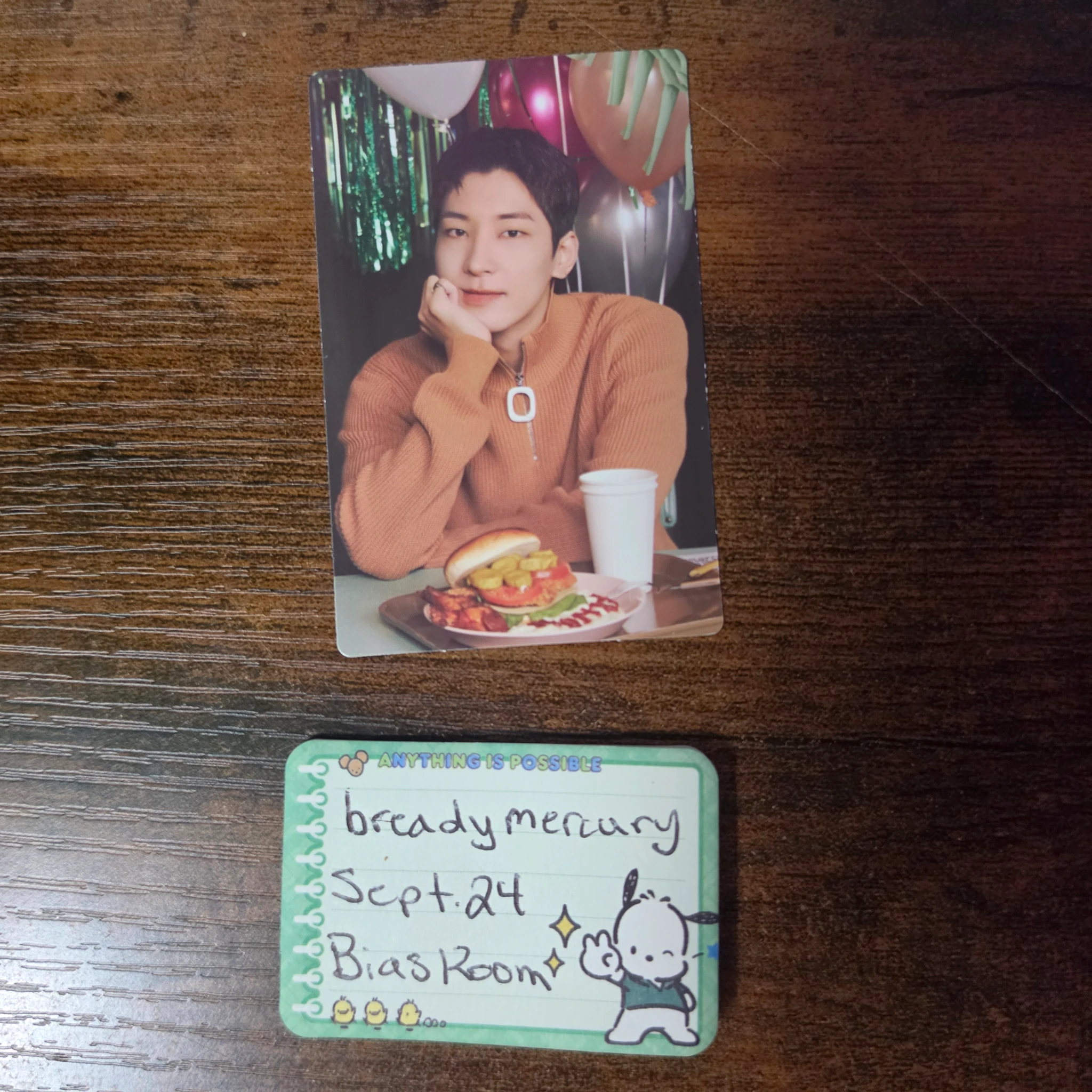 SEVENTEEN Wonwoo SEVENTEEN - Wonwoo - Wonwoo Birthday Boxes/Merch Other version 3 photocard set listing photo 1