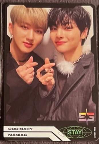 Stray Kids Stray Kids - Changbin & I.N - Oddinary Album album photocard pre-order benefit trading card listing photo 1