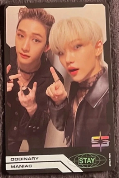 Stray Kids Stray Kids - Bang Chan & Felix - Oddinary Album album photocard unit listing photo 1