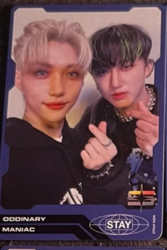 Stray Kids Stray Kids - Felix & Changbin - Oddinary Album album photocard pre-order benefit Trading card listing photo 1