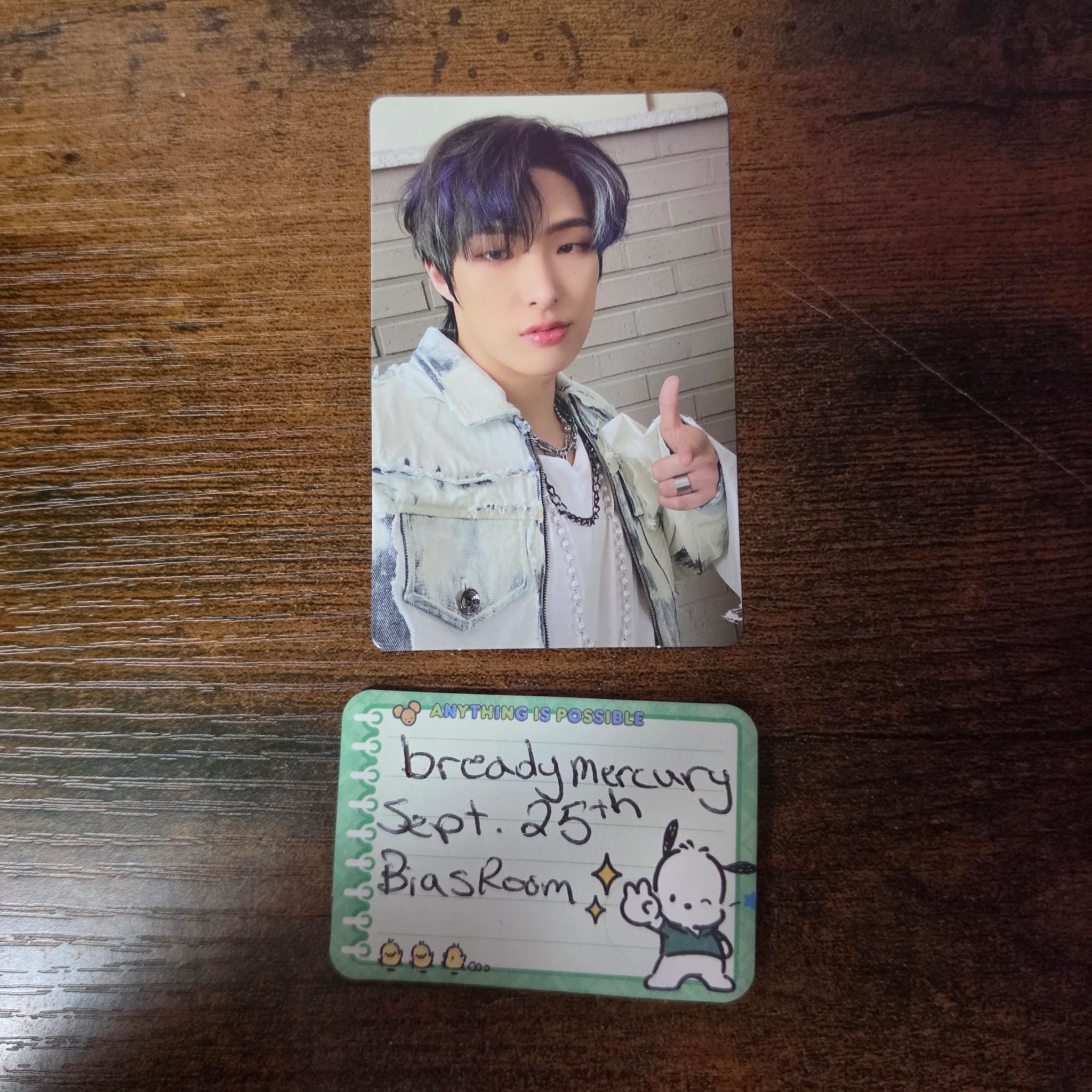 ATEEZ Mingi ATEEZ - Mingi - THE WORLD EP.1 : MOVEMENT Album album photocard diary version limited version listing photo 1