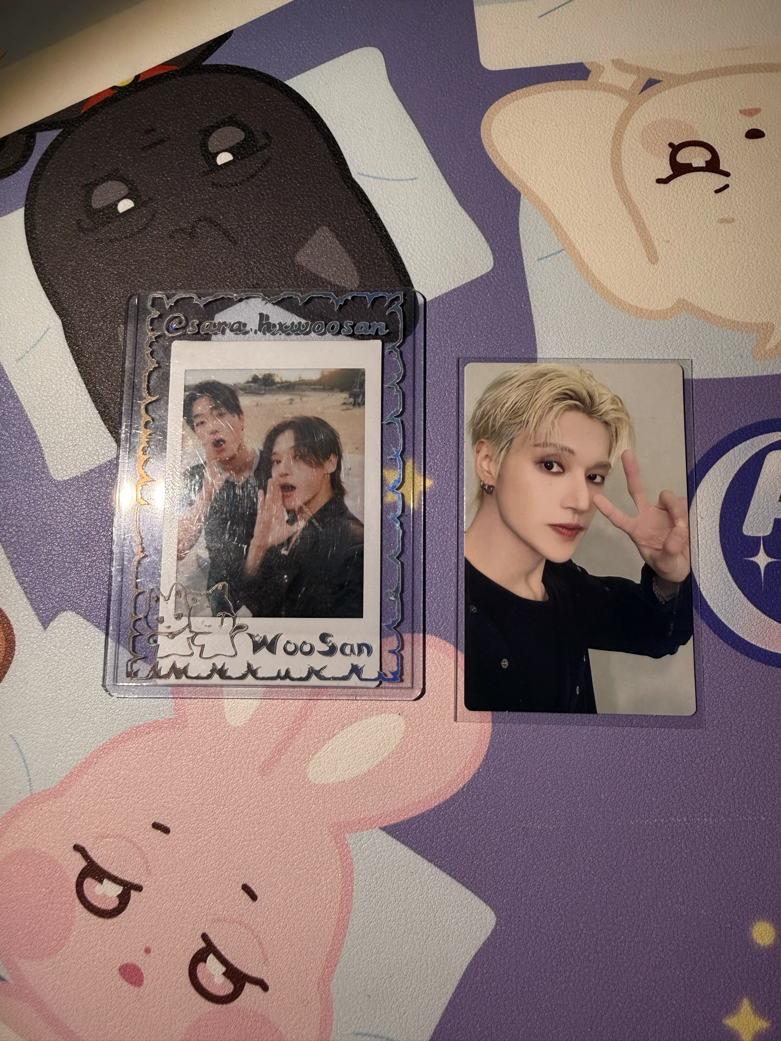 ATEEZ Wooyoung ATEEZ - Wooyoung - Ashes to Light Album solo version album photocard japanese album listing photo 1
