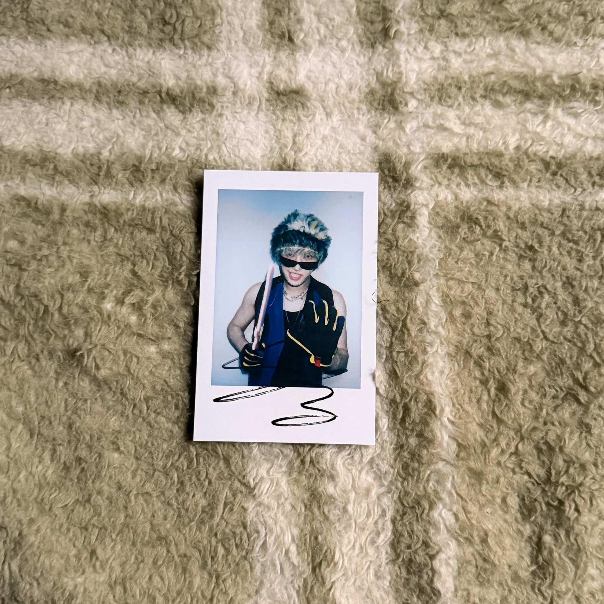 ATEEZ Mingi ATEEZ - Mingi - GOLDEN HOUR : Part.5 Album pob (pre-order benefit) makestar set benefit polaroid printed signature listing photo 1