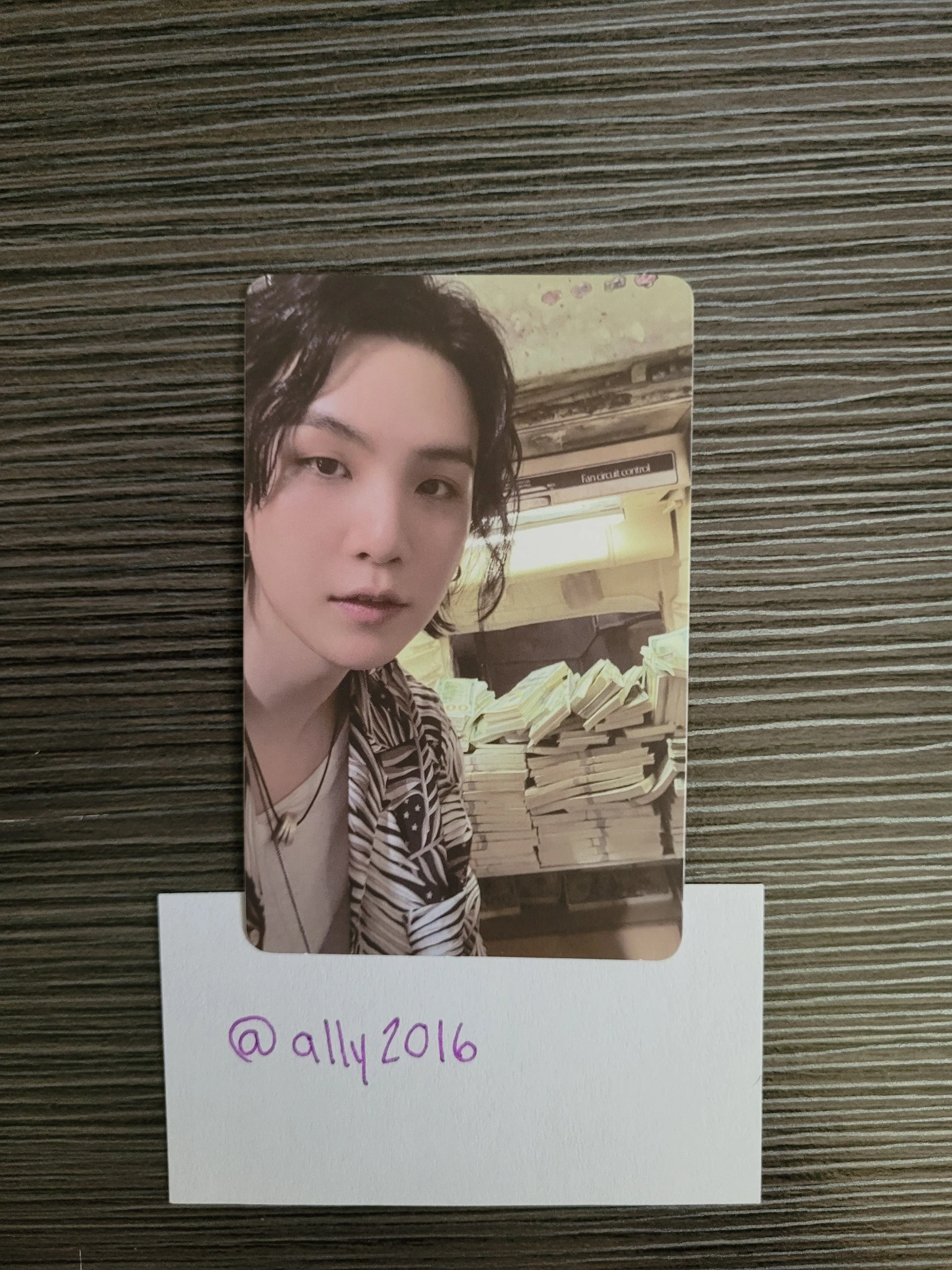 BTS SUGA BTS - SUGA - D-DAY Album album photocard version 02 listing photo 1