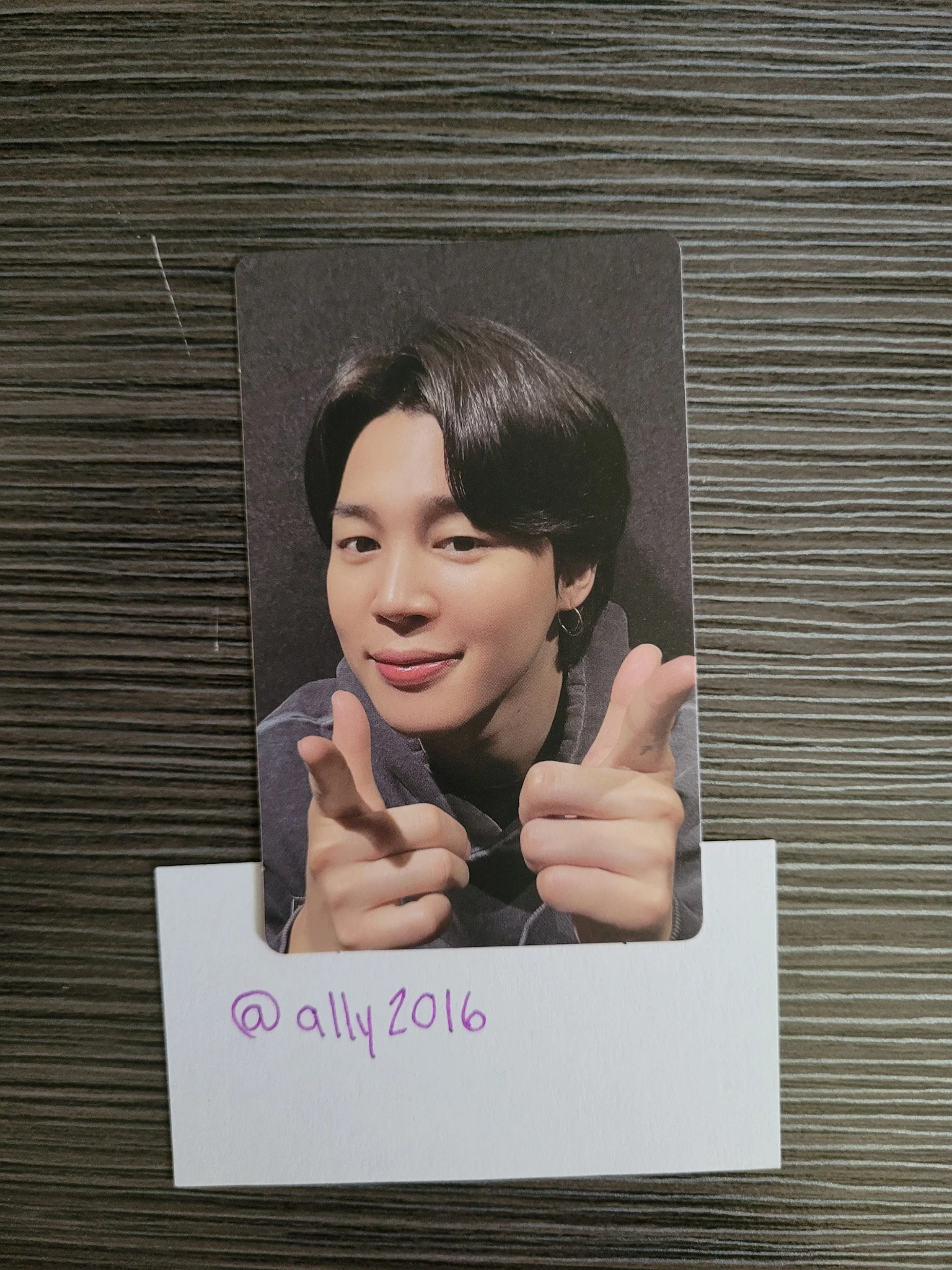 BTS Jimin BTS - Jimin - Face Album album photocard invisible face ver. undefinable face ver. listing photo 1