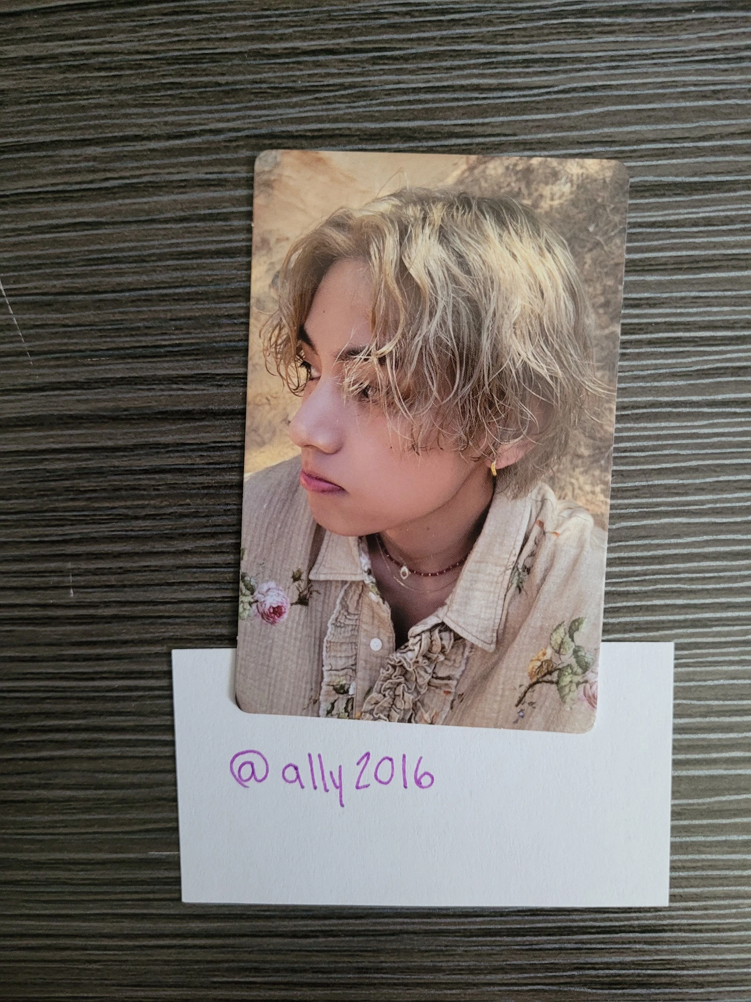 BTS V BTS - V - Layover Album album photocard ver. 2 listing photo 1