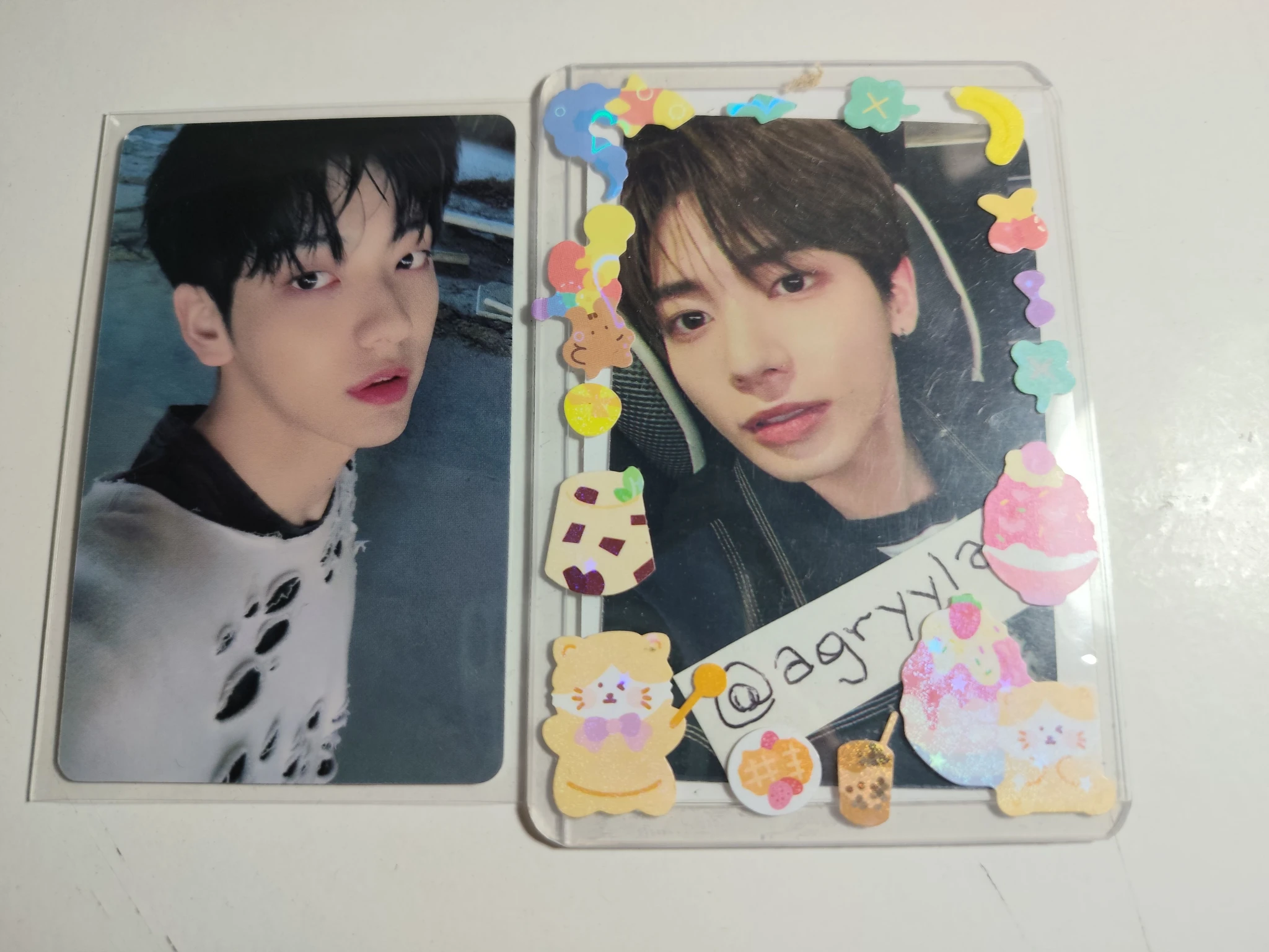 TOMORROW X TOGETHER Soobin TXT - Beomgyu - The Chaos Chapter: FREEZE Album lucky draw powerstation round 1 listing photo 1