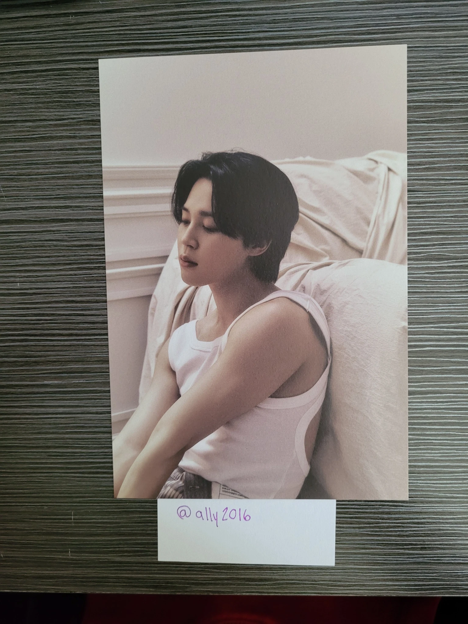 BTS Jimin BTS - Jimin - Face Album weverse usa exclusive postcard listing photo 1