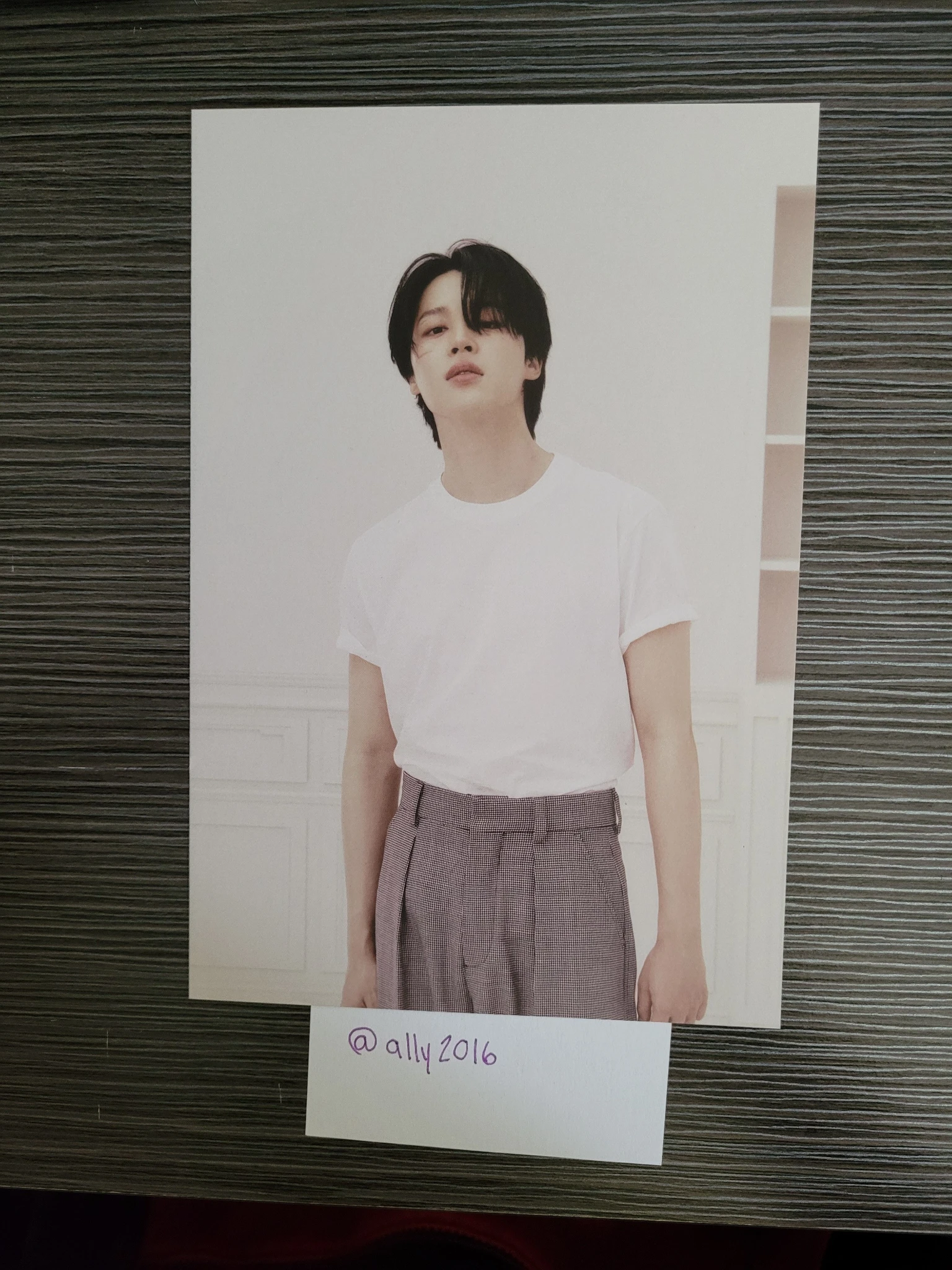 BTS Jimin BTS - Jimin - Face Album album inclusion postcard invisible face ver. listing photo 1