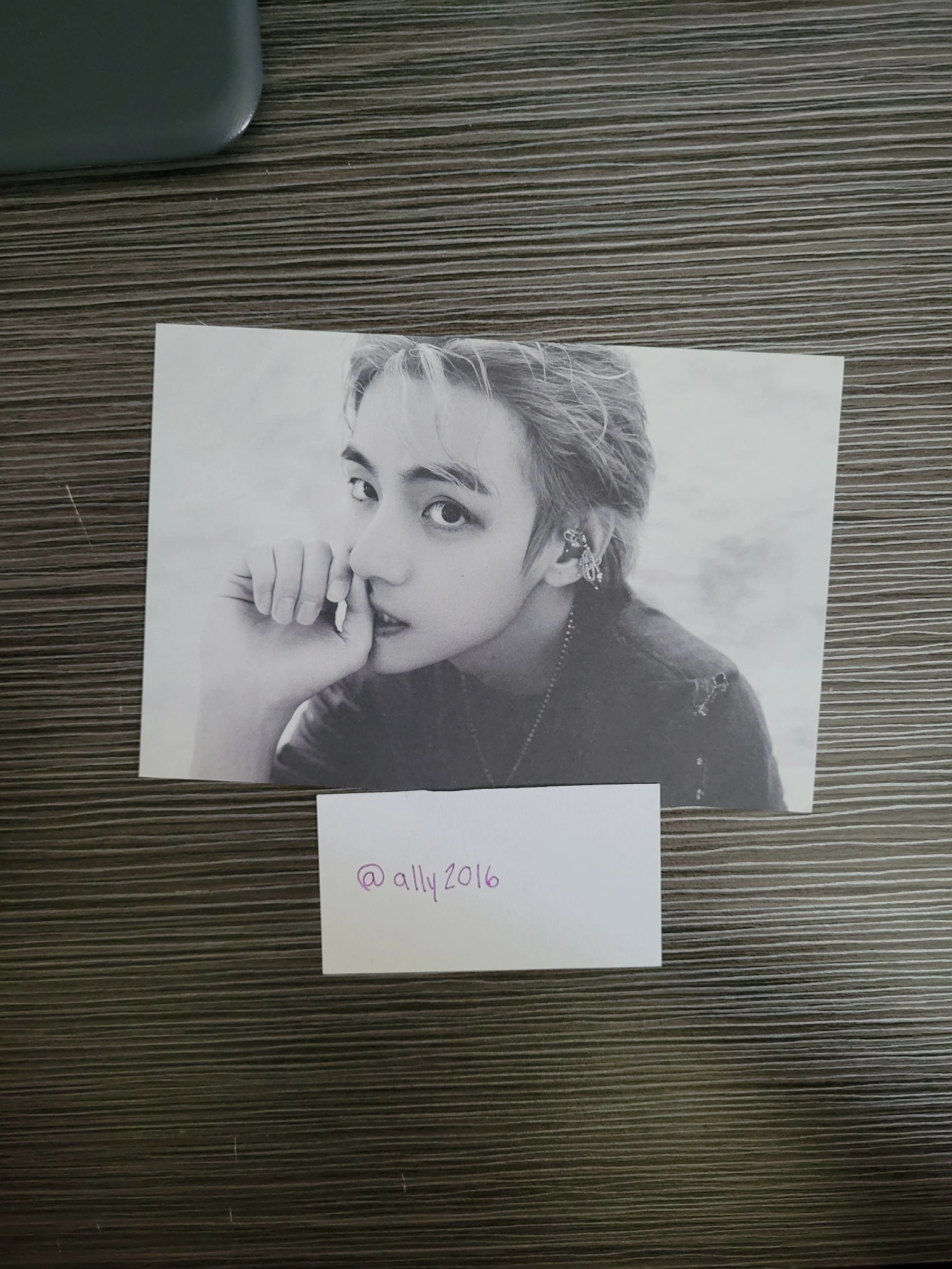 BTS V BTS - V - Layover Album album inclusion ver. 3 postcard listing photo 1