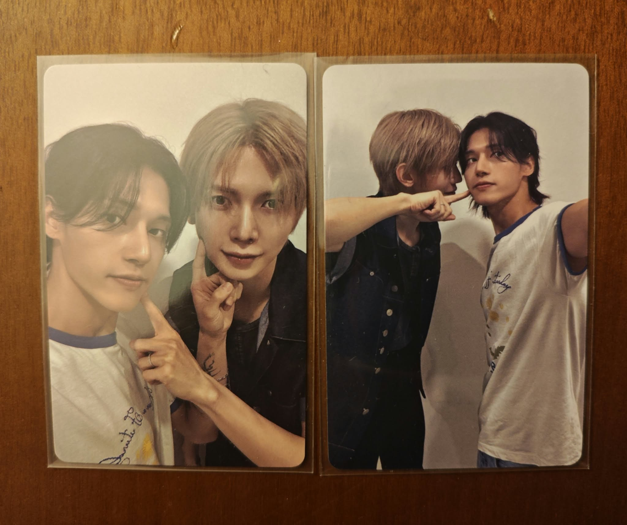 ATEEZ ATEEZ - Yeosang & Wooyoung - GOLDEN HOUR : Part.5 Album double-sided musicart (music art) fansign video call/fancall listing photo 1