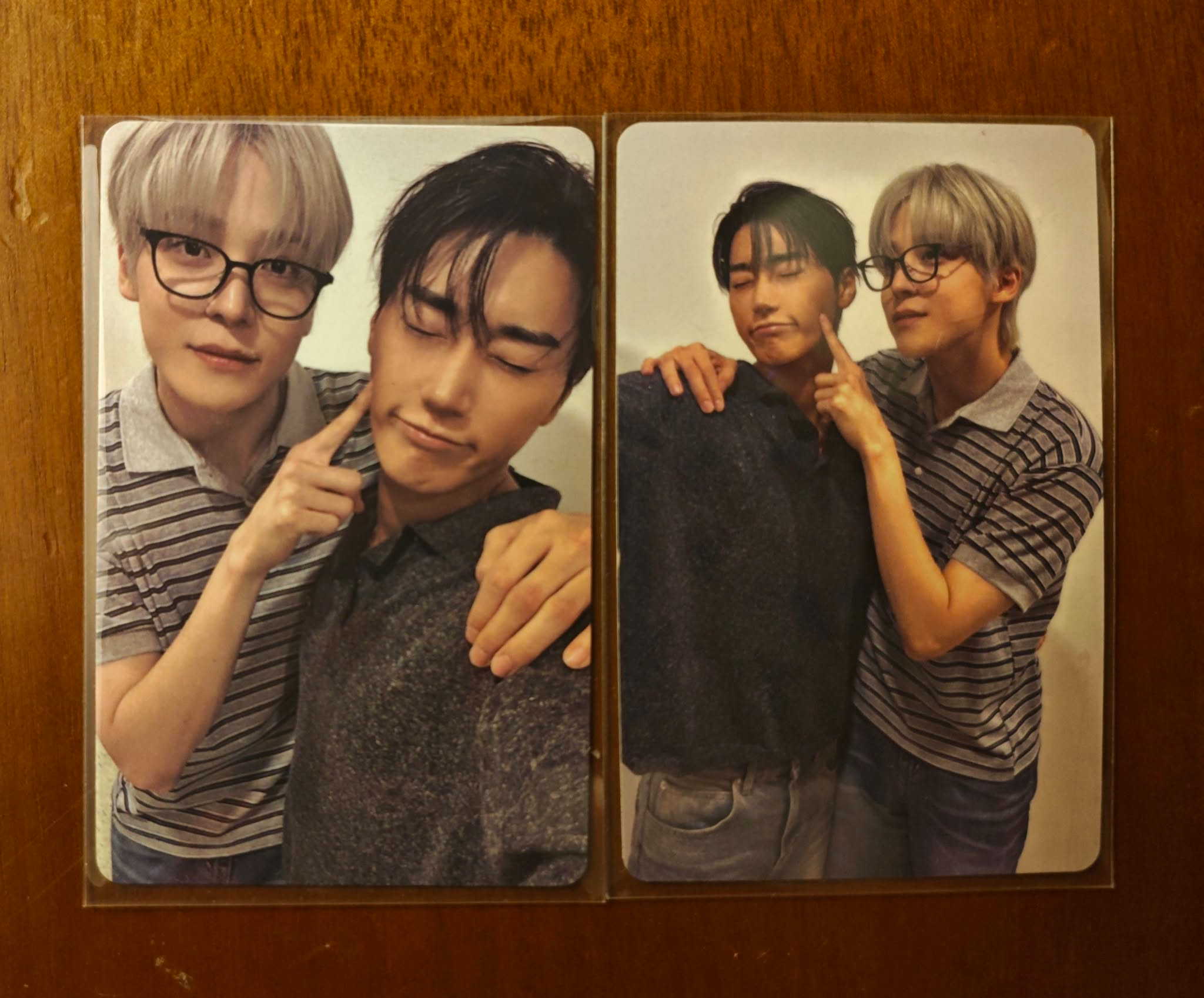 ATEEZ ATEEZ - Yunho & San - GOLDEN HOUR : Part.5 Album double-sided musicart (music art) fansign video call/fancall listing photo 1