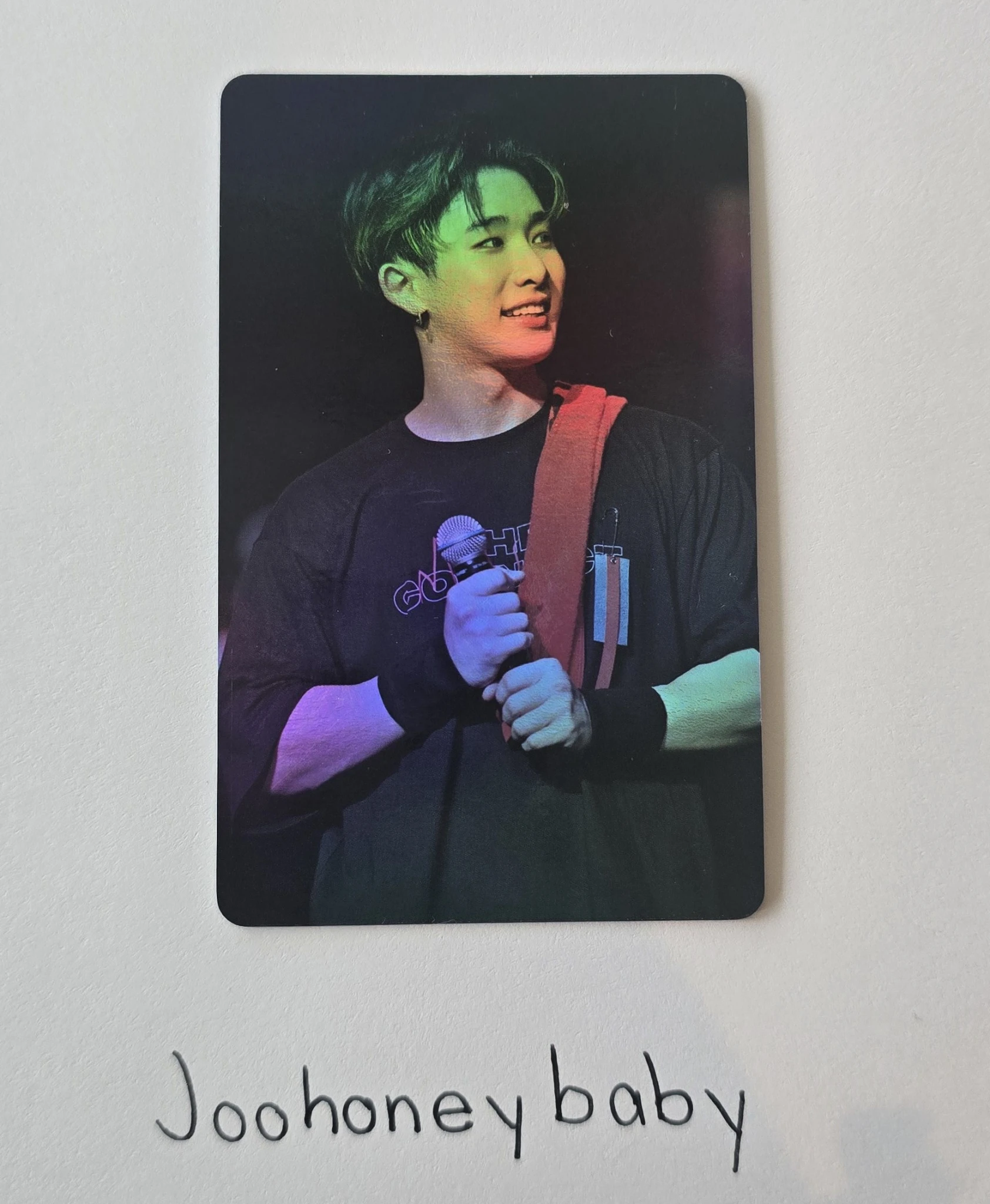 MONSTA X Wonho MONSTA X - Wonho - 2019 Monsta X World Tour We Are Here In Seoul DVD Other photocard set DVD version holographic (hologram) listing photo 1