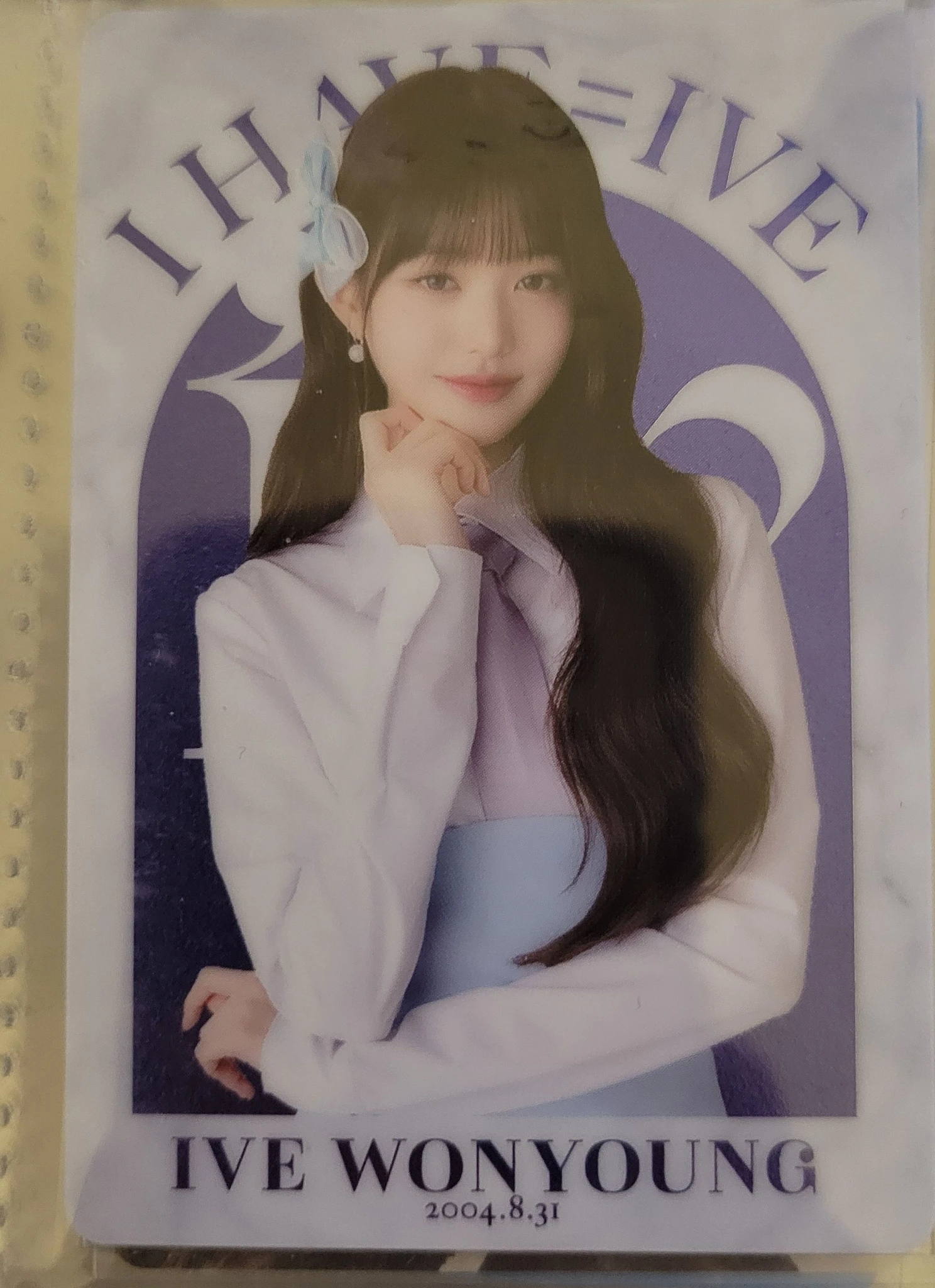 IVE Wonyoung IVE - Wonyoung - IVE FROM STARSHIP ENTERTAINMENT WITH AMUSE Stick Wafer Other trading card listing photo 1