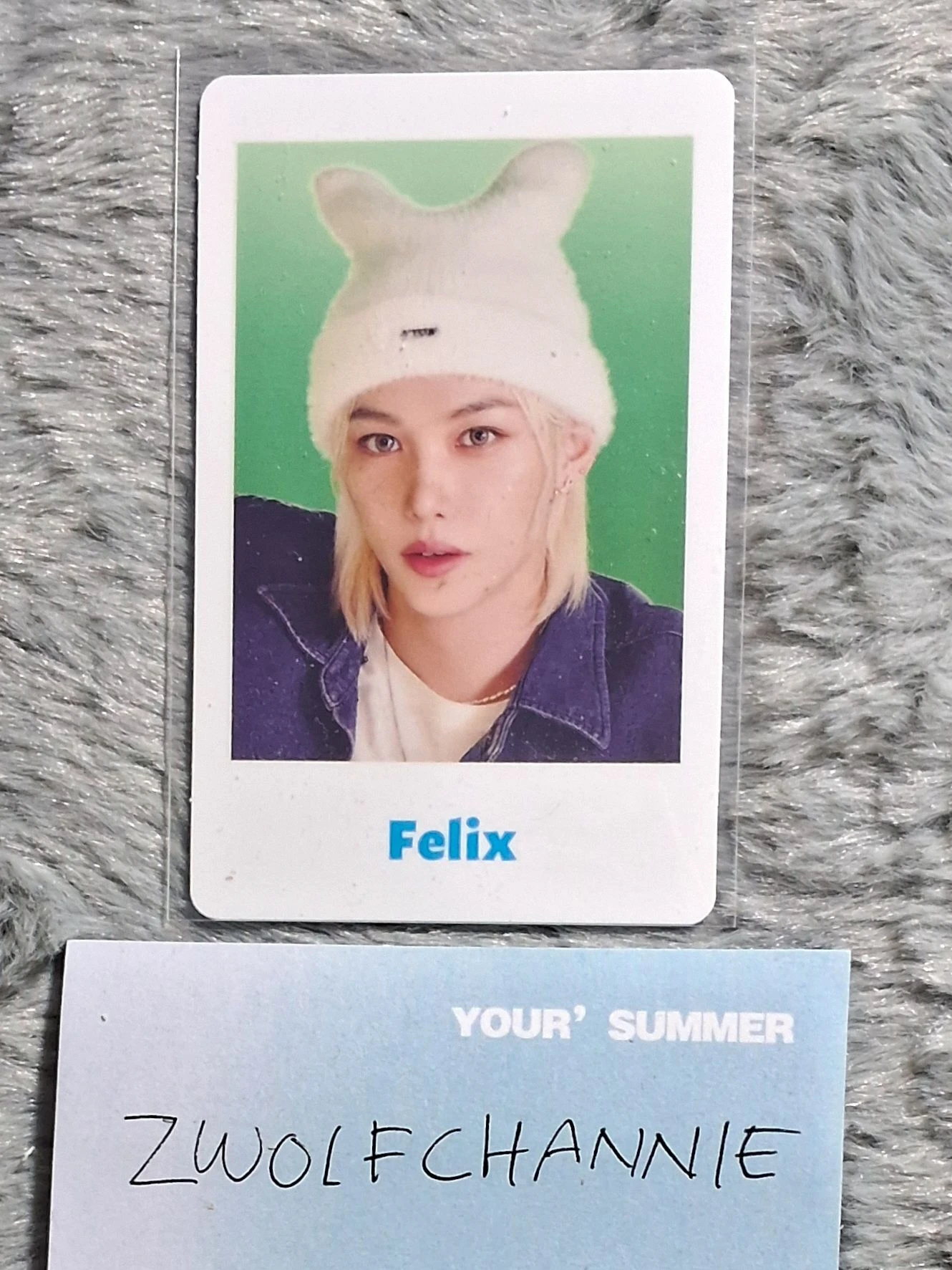 Stray Kids Felix Stray Kids - Felix - SKZ Toy World-Fan Connecting 2024 Event photocard set A version listing photo 1