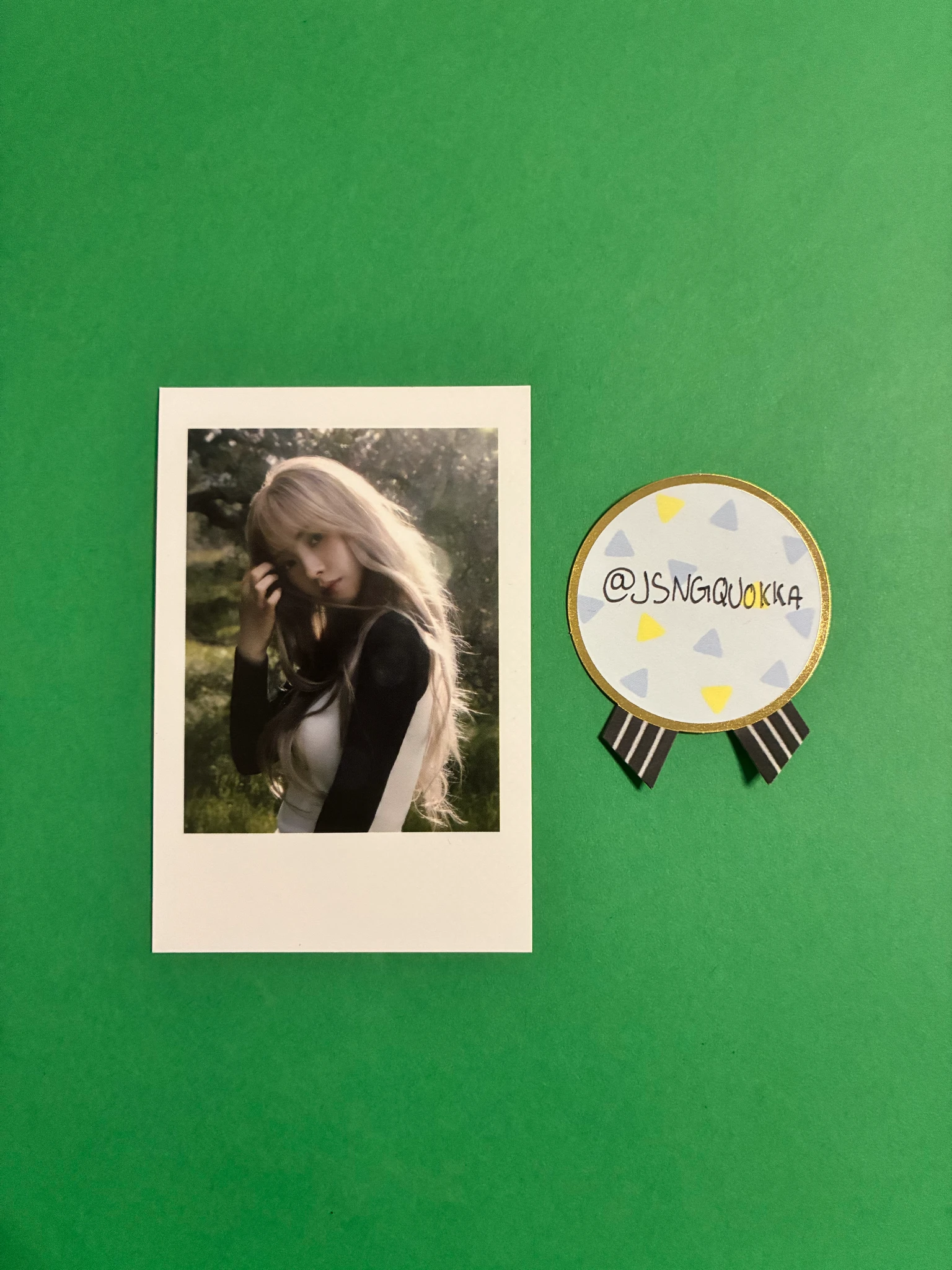 aespa Karina AESPA - Karina - My World Album zine version korean album album photocard polaroid listing photo 1